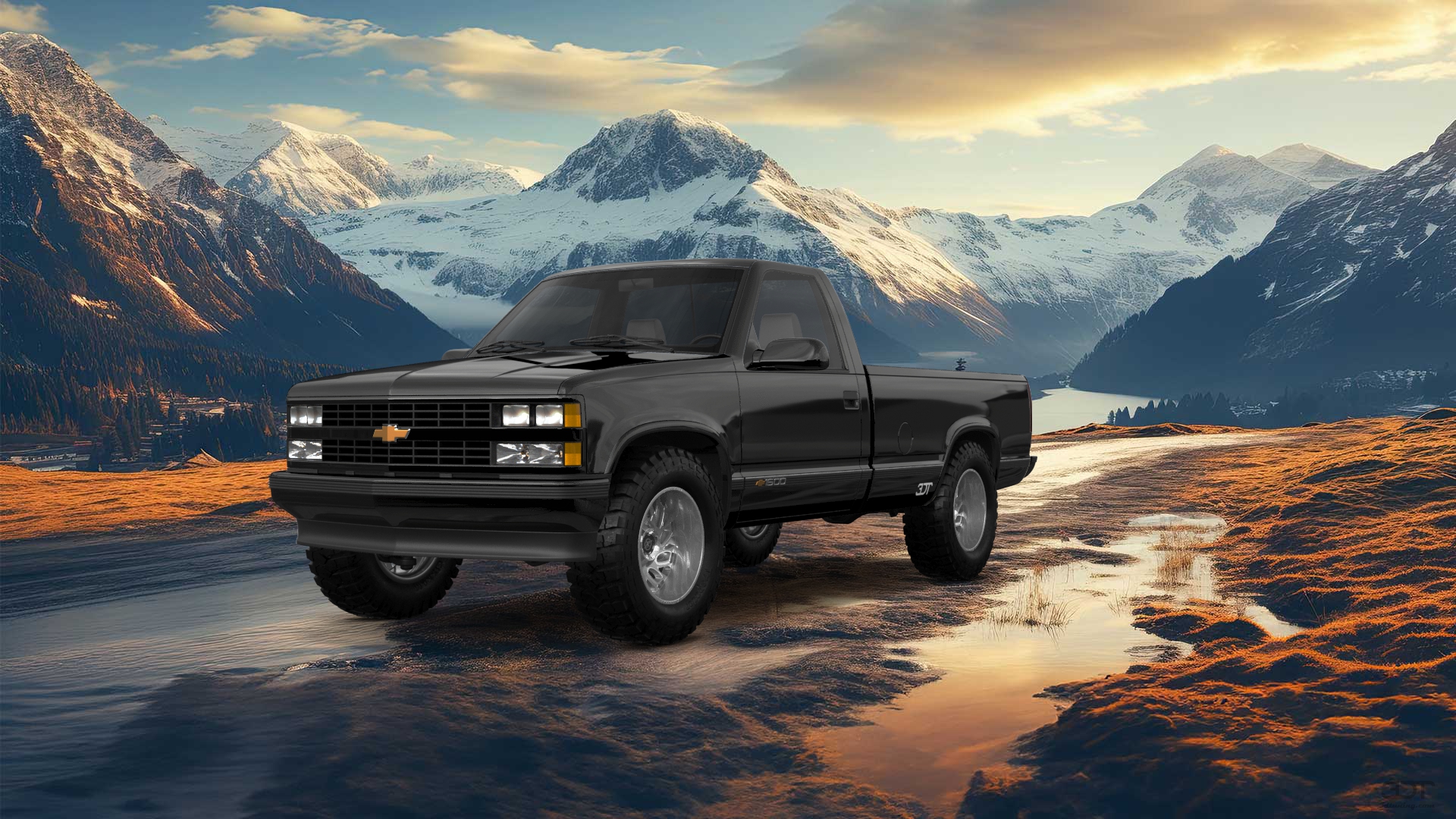 Chevrolet K1500 Regular Cab Fleetside Pickup 1988