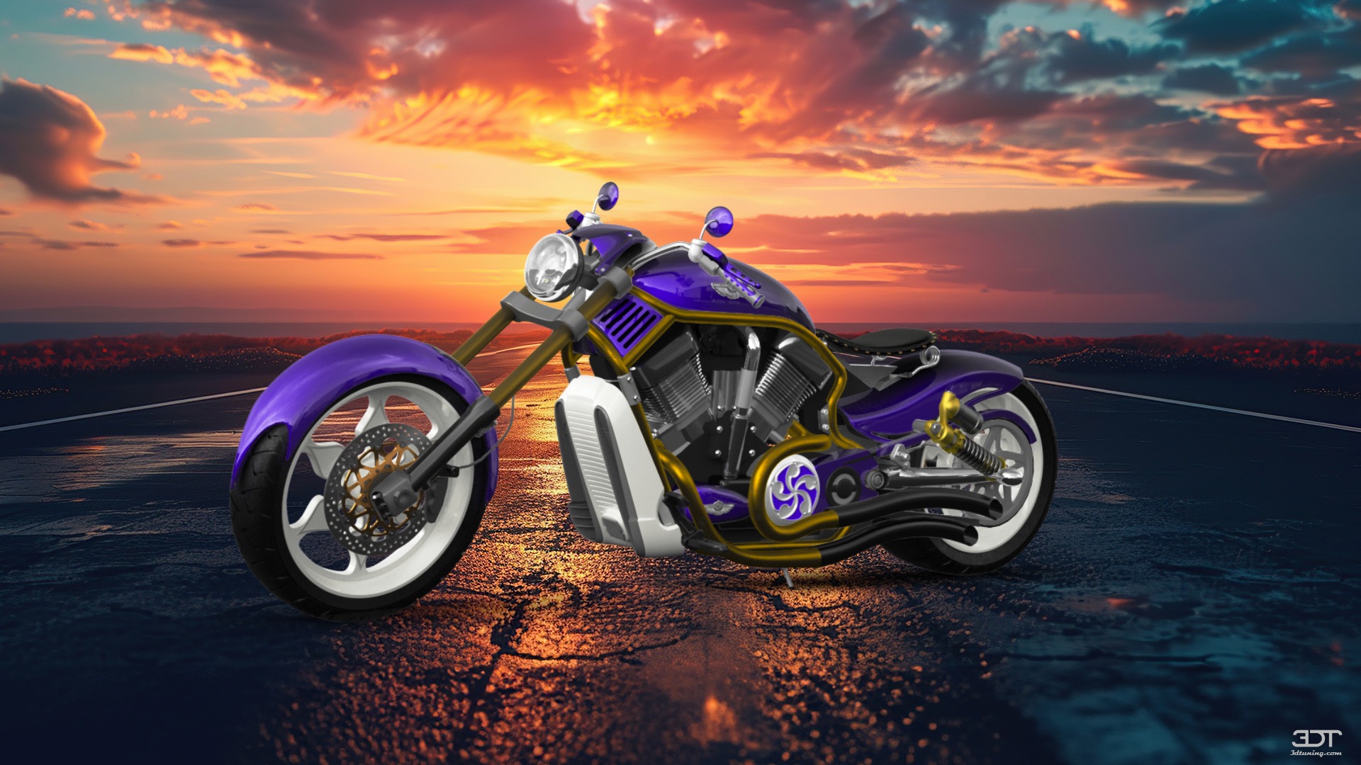 Harley-Davidson Custom Chopper Cruiser 2011