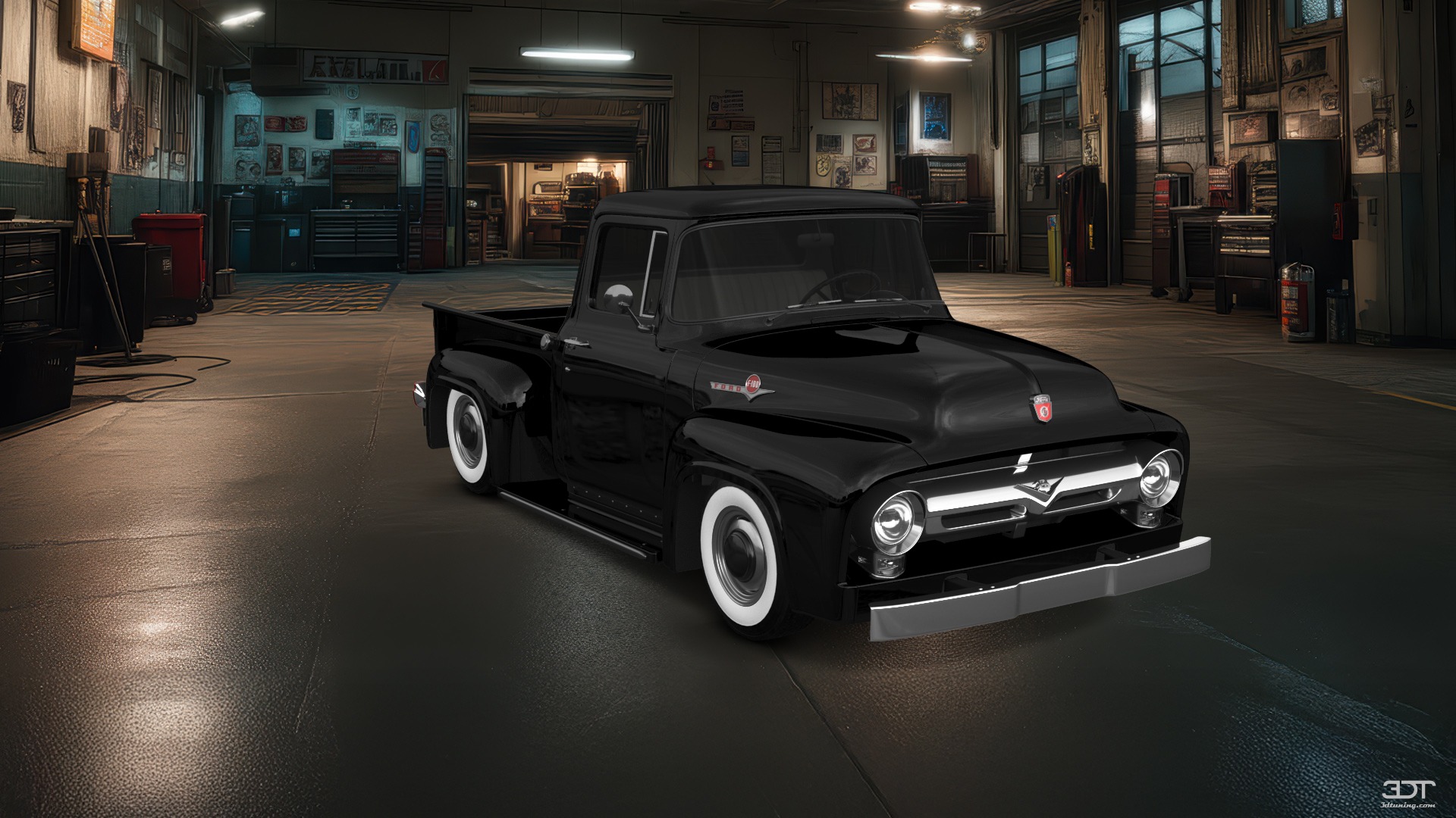 Ford F-100 2 Door truck 1956 Images