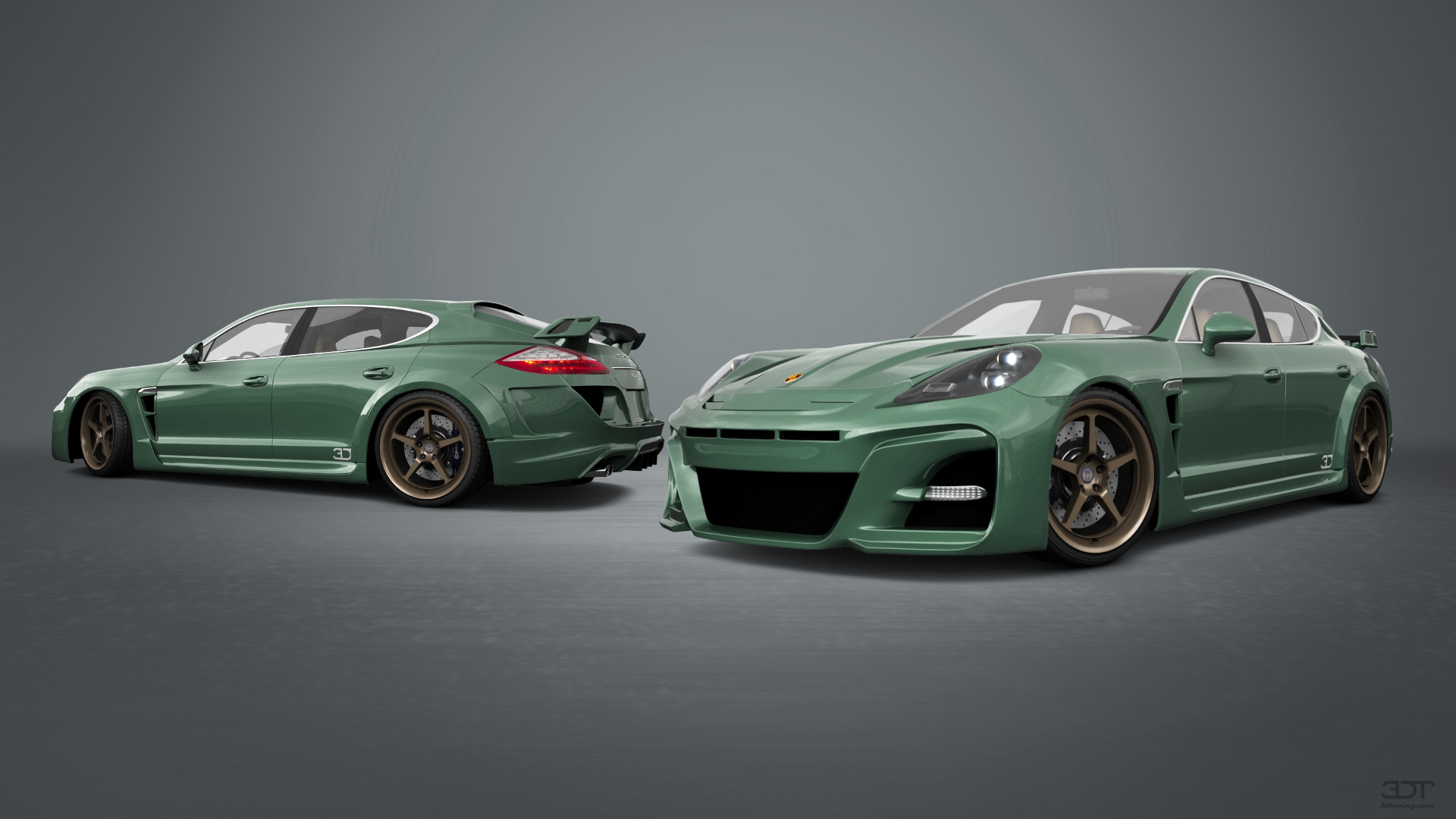 Porsche Panamera 4 door fastback saloon 2011 tuning