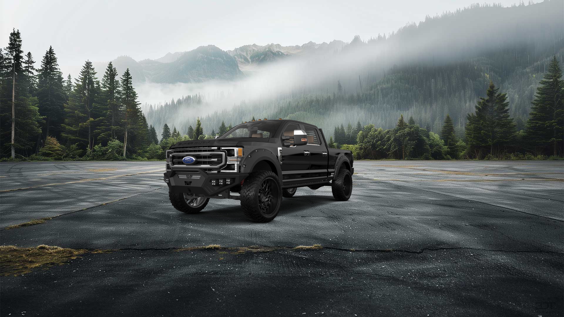 Ford F-250 4 Door pickup truck 2021 tuning