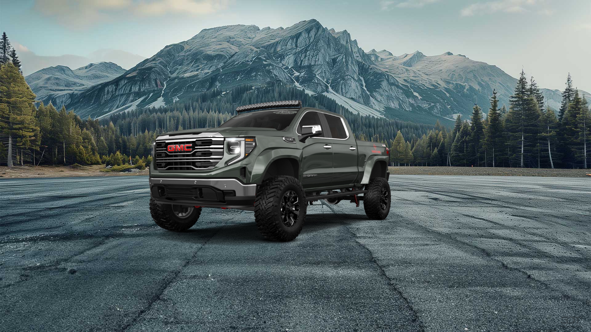GMC Sierra 1500 Crew Cab 5.8 ft box 4 Door pickup truck 2023