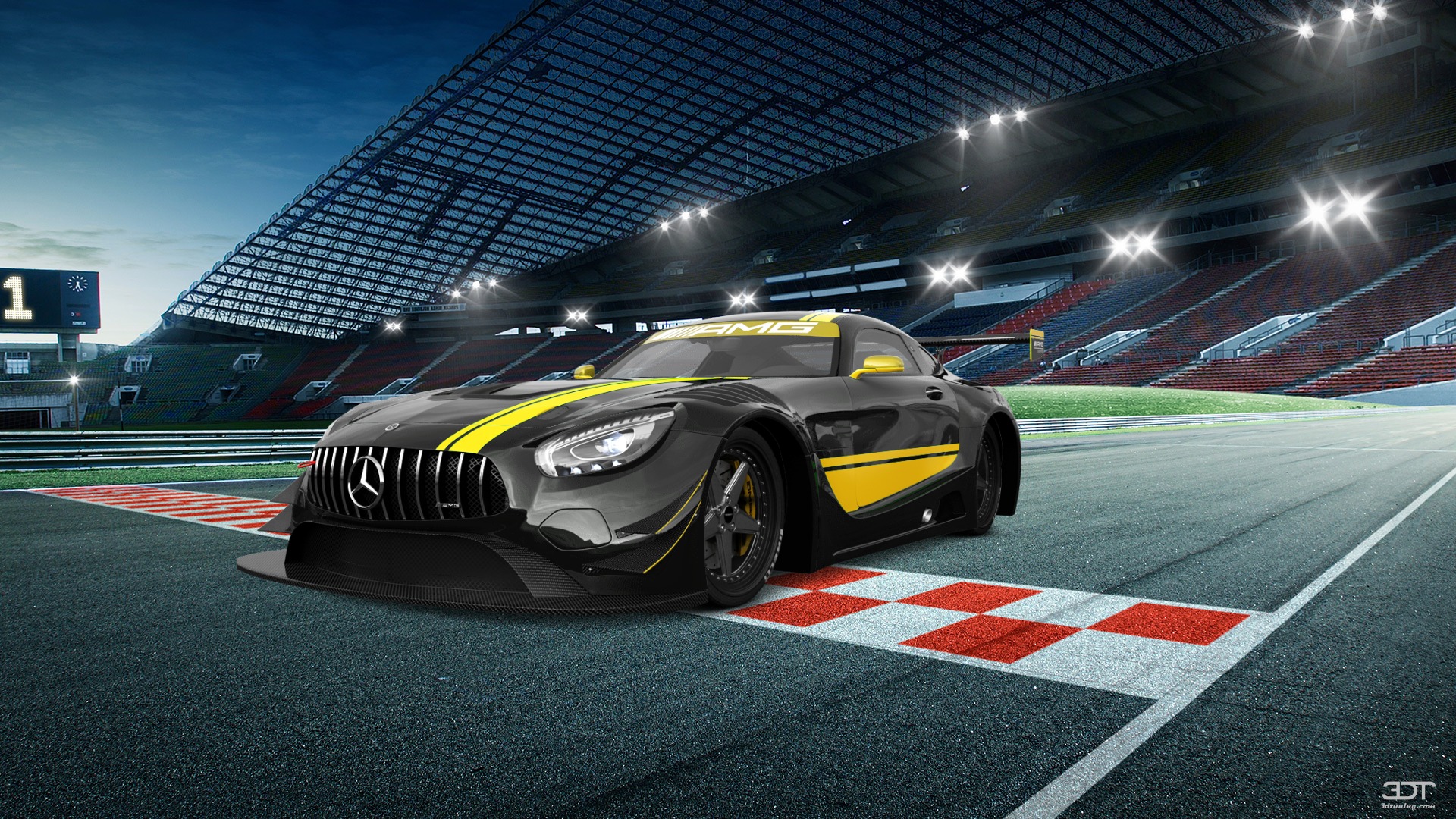 Mercedes AMG GT 2 door fastback coupe 2016 tuning