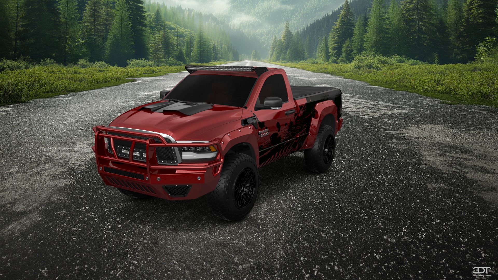 Dodge Ram 1500 6.4' box Regular Cab 2 Door pickup truck 2009 tuning