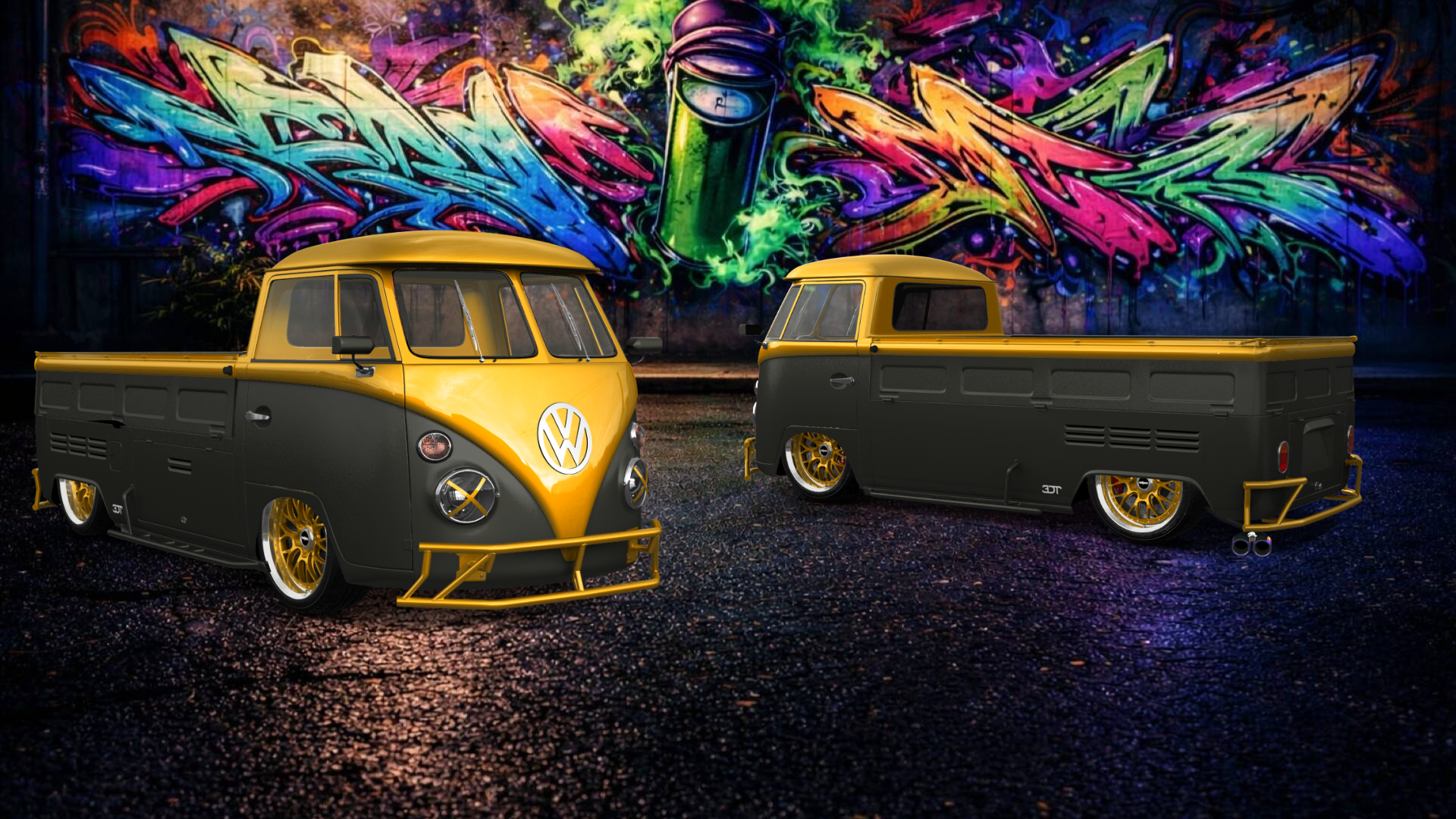 Tuning Volkswagen T1 Van 1950