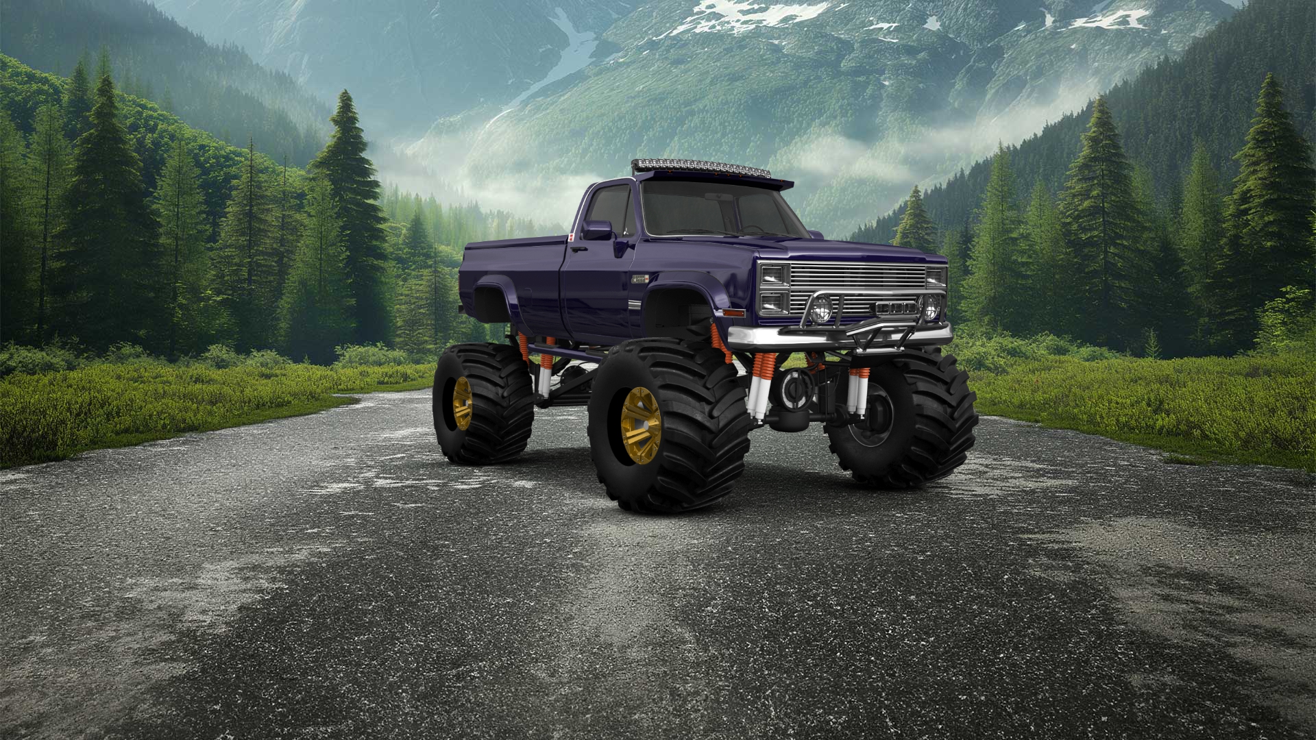 GMC Sierra 1500 2 Door pickup truck 1985 tuning
