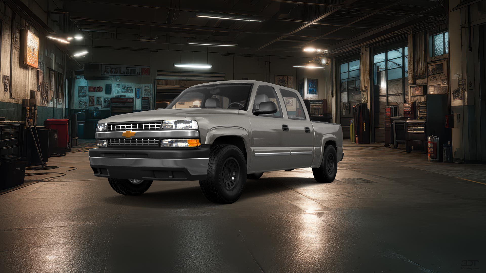 Chevrolet Silverado 1500 Crew Cab 5.8 ft box 4 Door Truck 1999 tuning
