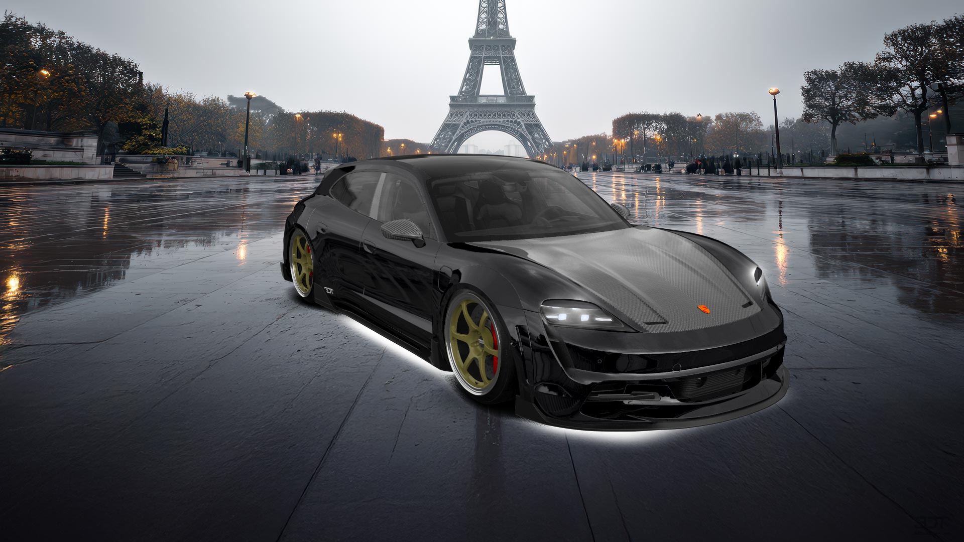 Porsche Taycan Sport Turismo Shooting Brake 2019 tuning