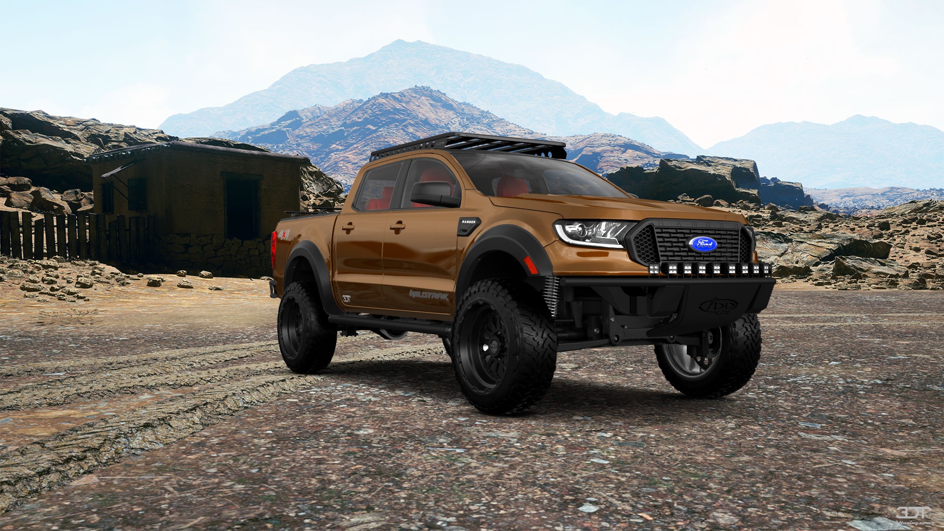 Ford Ranger 4 Door pickup truck 2019 tuning