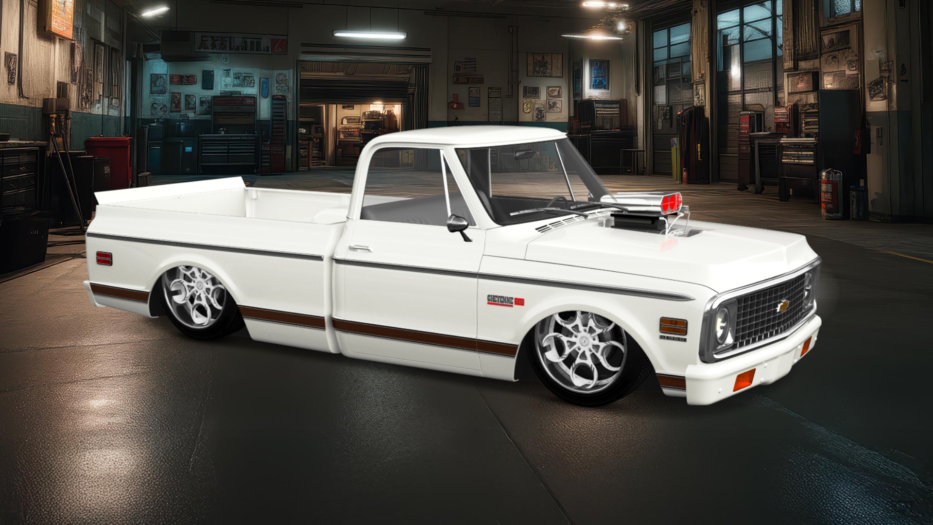 Chevrolet C-10 Cheyenne 2 Door pickup truck 1972 tuning