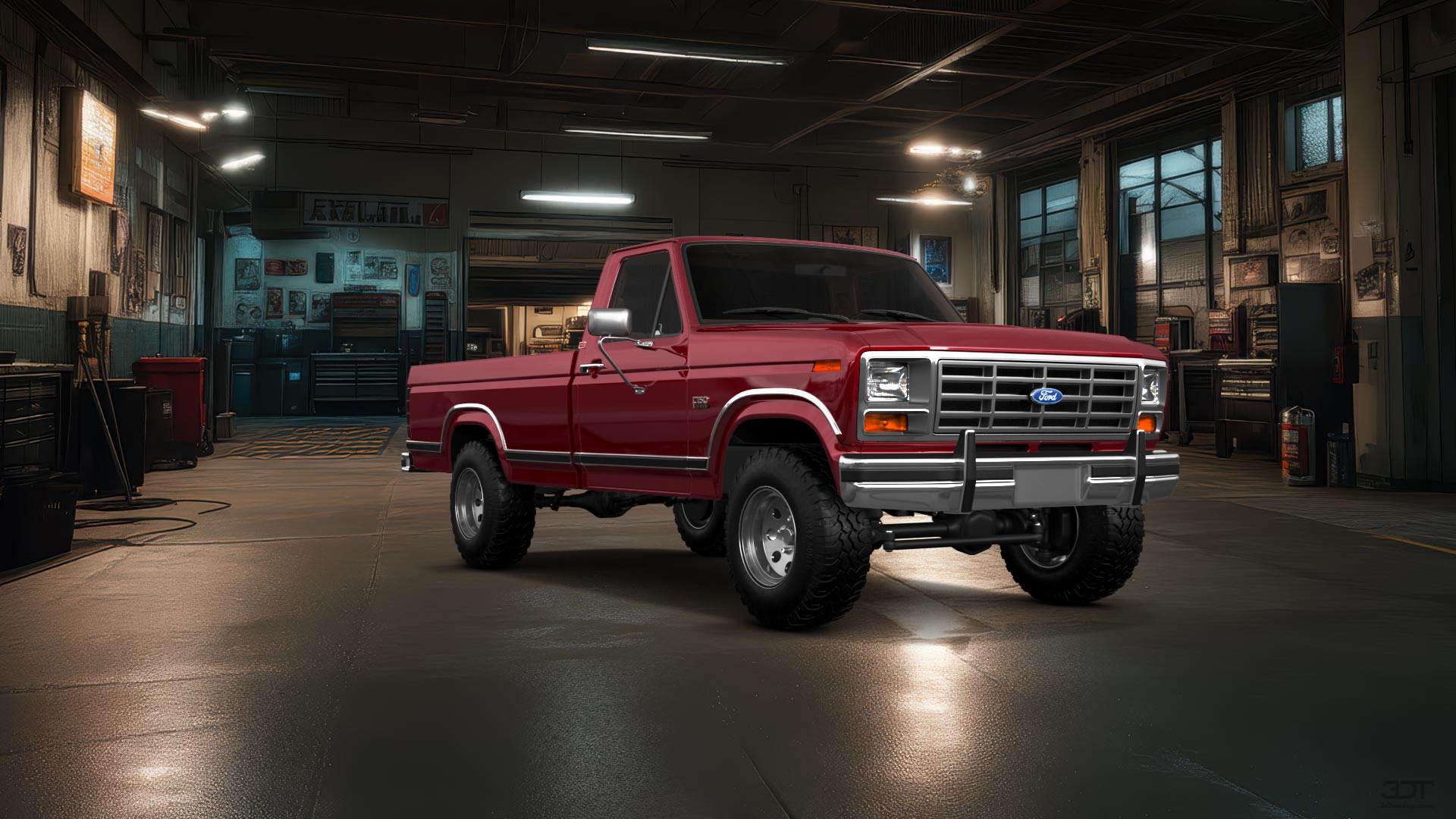 Ford F-150 2 Door pickup truck 1986 tuning