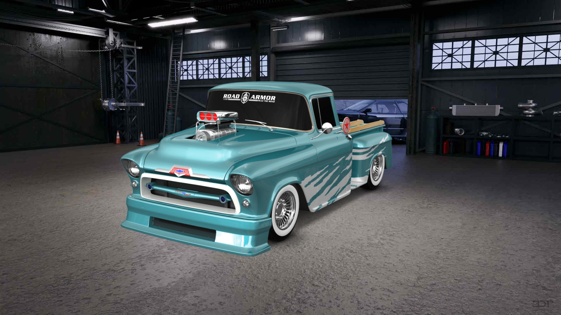 Chevrolet 3100 2 Door pickup truck 1955 tuning