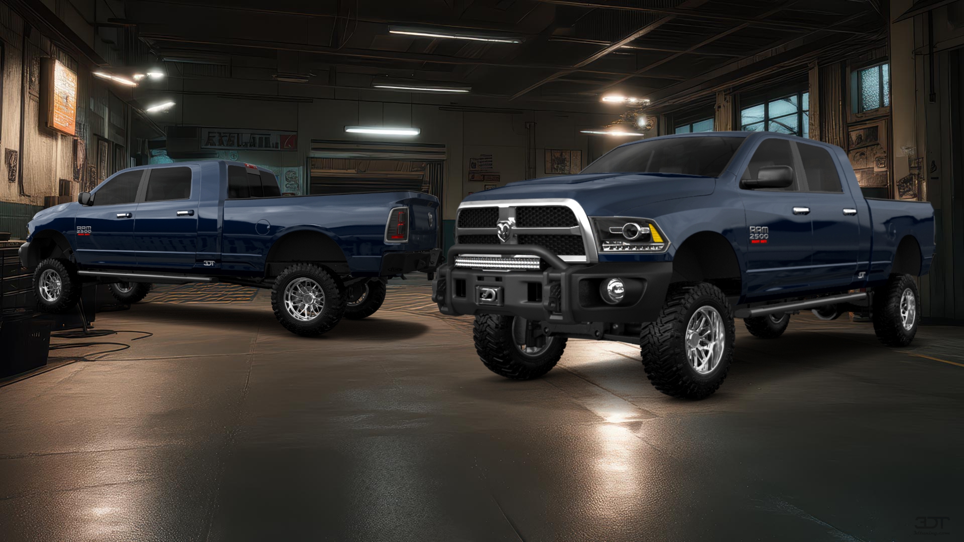 Dodge Ram 2500 Mega Cab 6.4 ft box 4 Door pickup truck 2010 tuning
