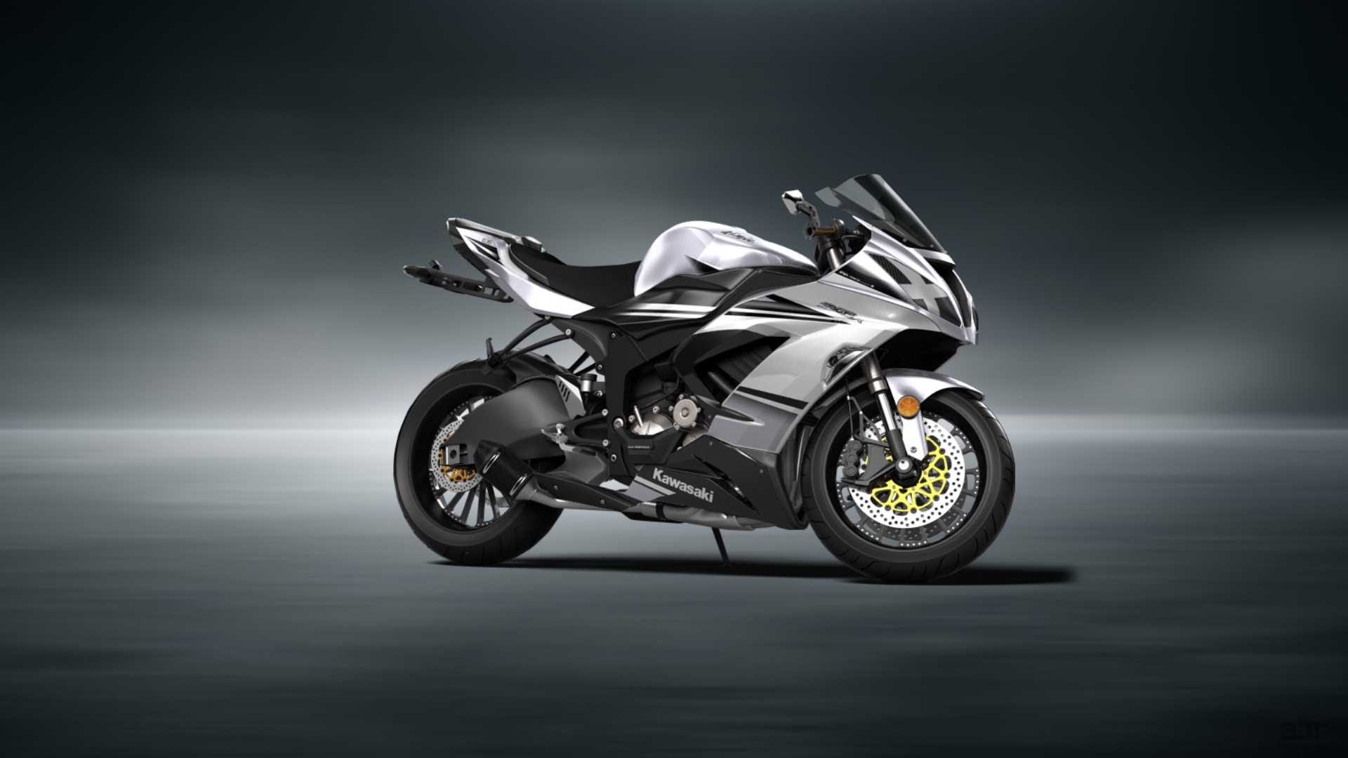 Kawasaki Ninja ZX 6R Sport Bike 2015 tuning