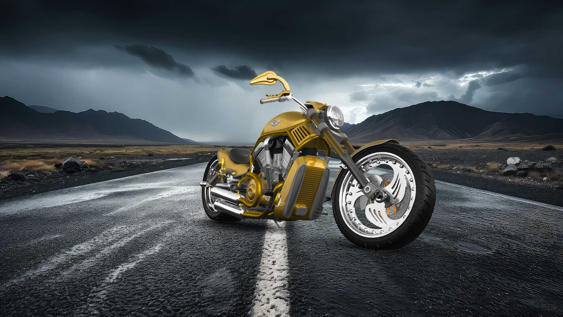 Harley-Davidson Custom Chopper Cruiser 2011 tuning