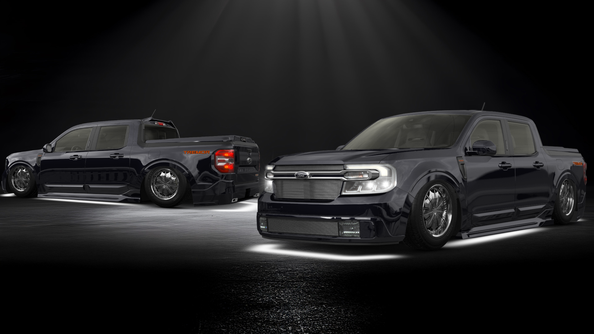 Tuning Ford Maverick 4 Door pickup truck 2022