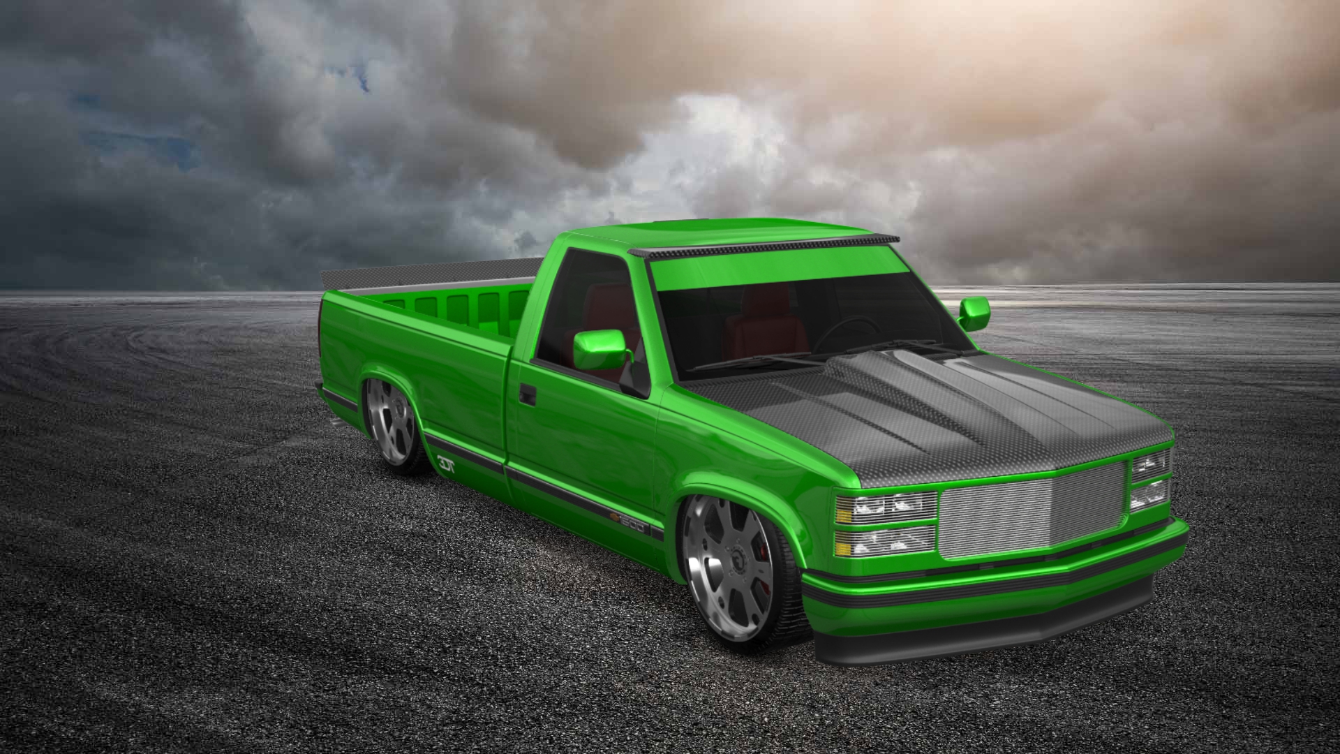 Chevrolet K1500 Regular Cab Fleetside Pickup 1988