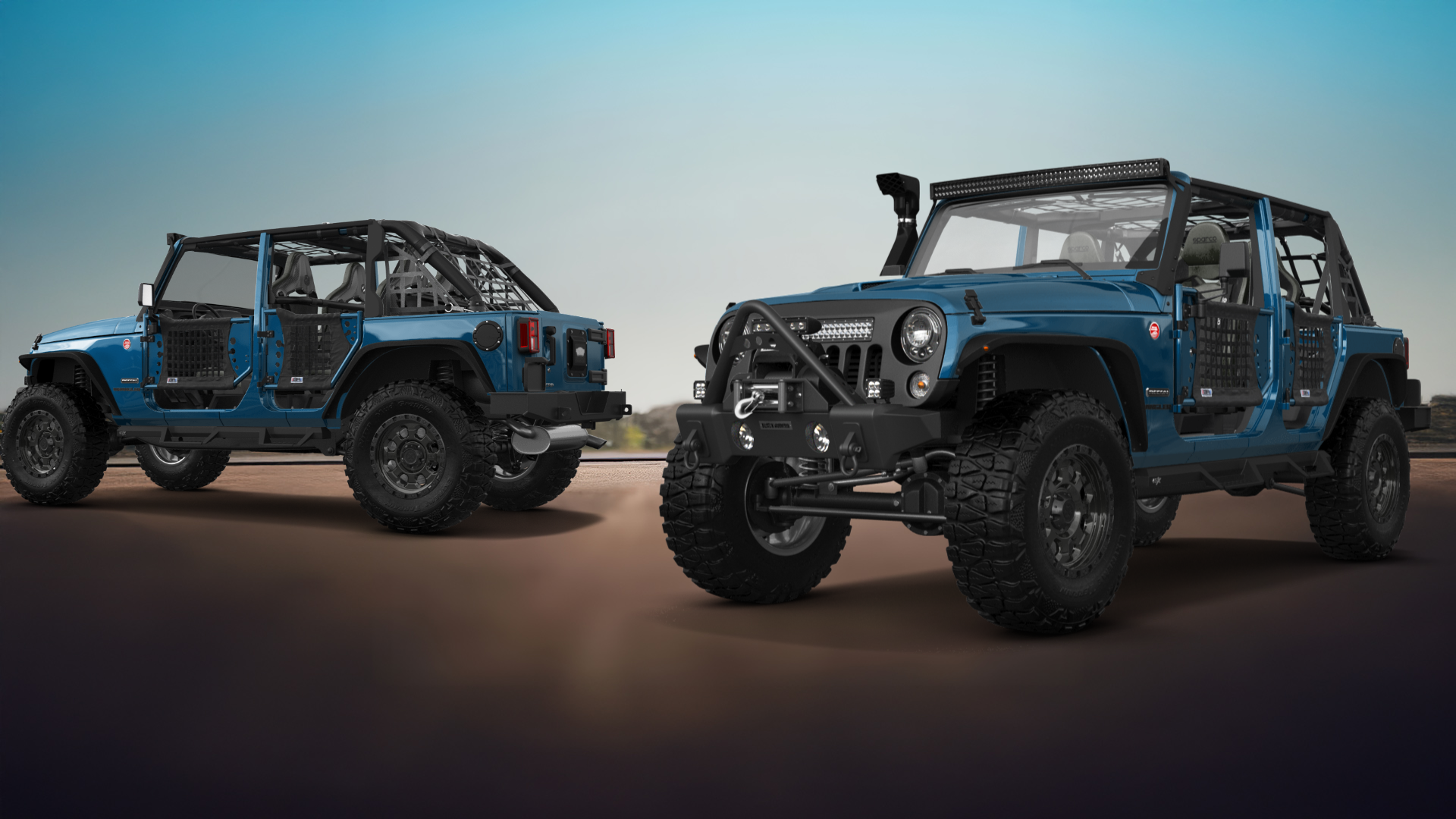 Jeep Wrangler Unlimited JK Rubicon Recon 4 Door SUV 2017 tuning