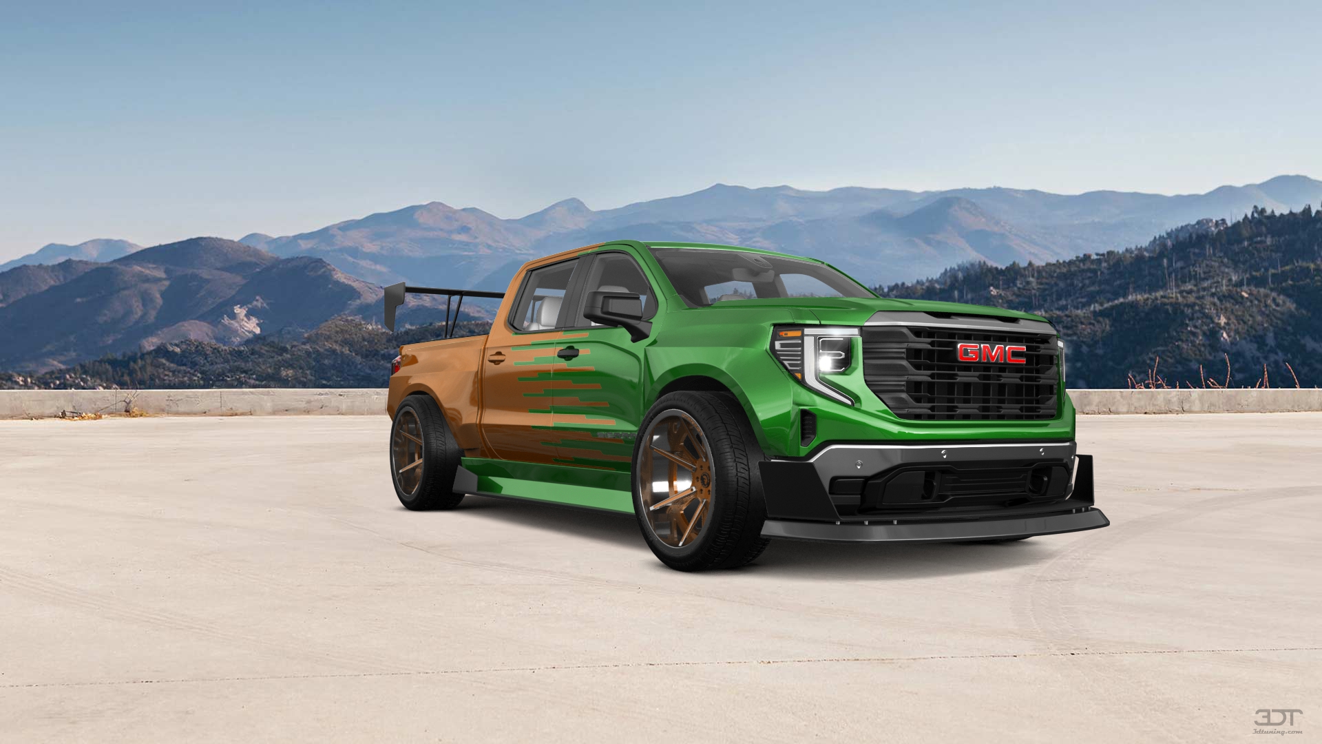 GMC Sierra 1500 Crew Cab 5.8 ft box 4 Door pickup truck 2023 tuning