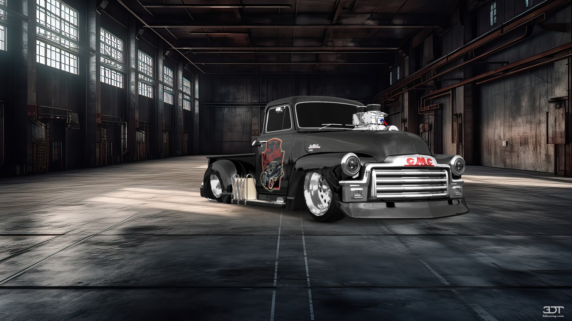 GMC 100 Stepside 2 Door pickup truck 1954 tuning