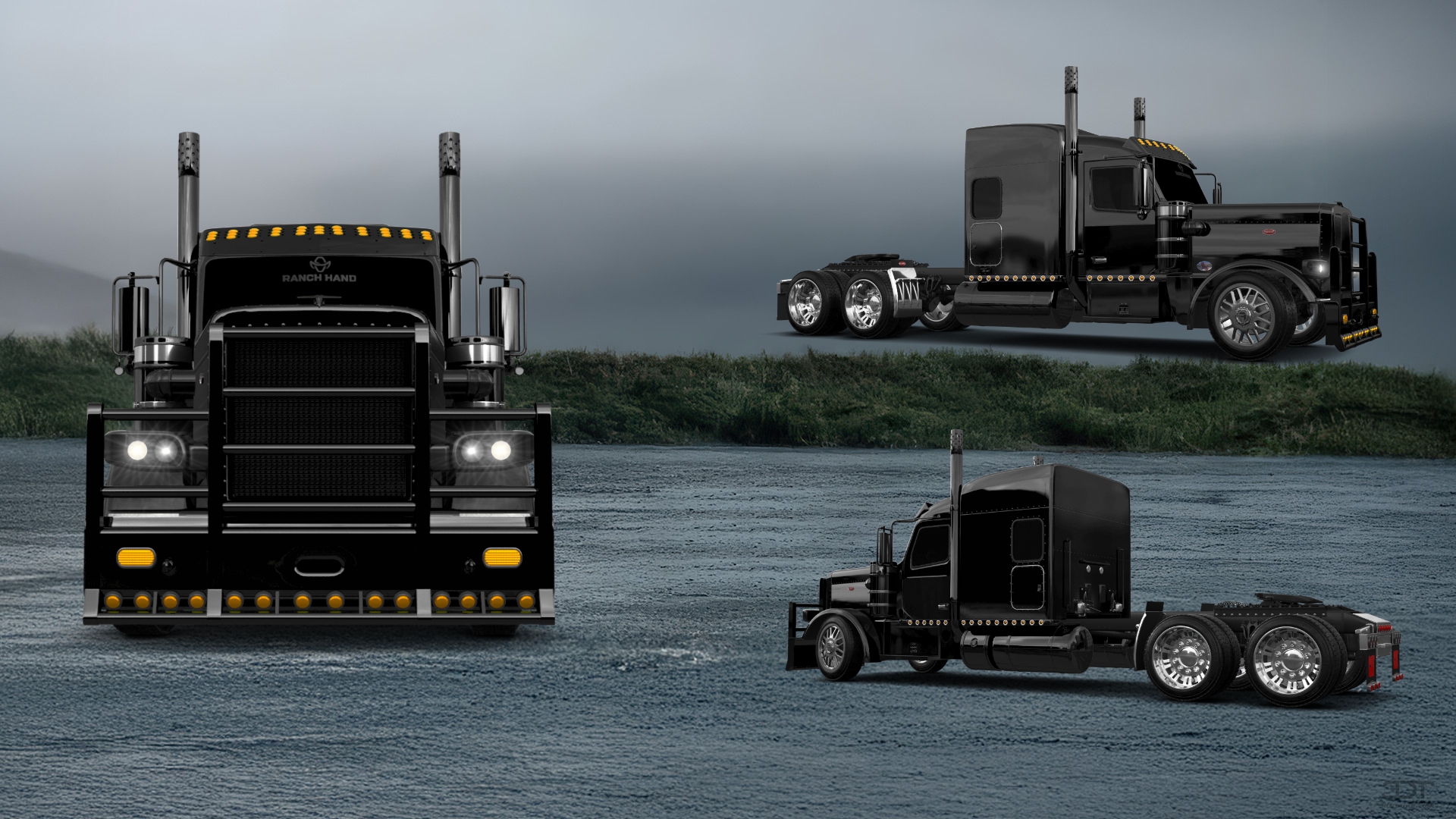 Peterbilt 589 Sleeper Cab Truck 2024 tuning