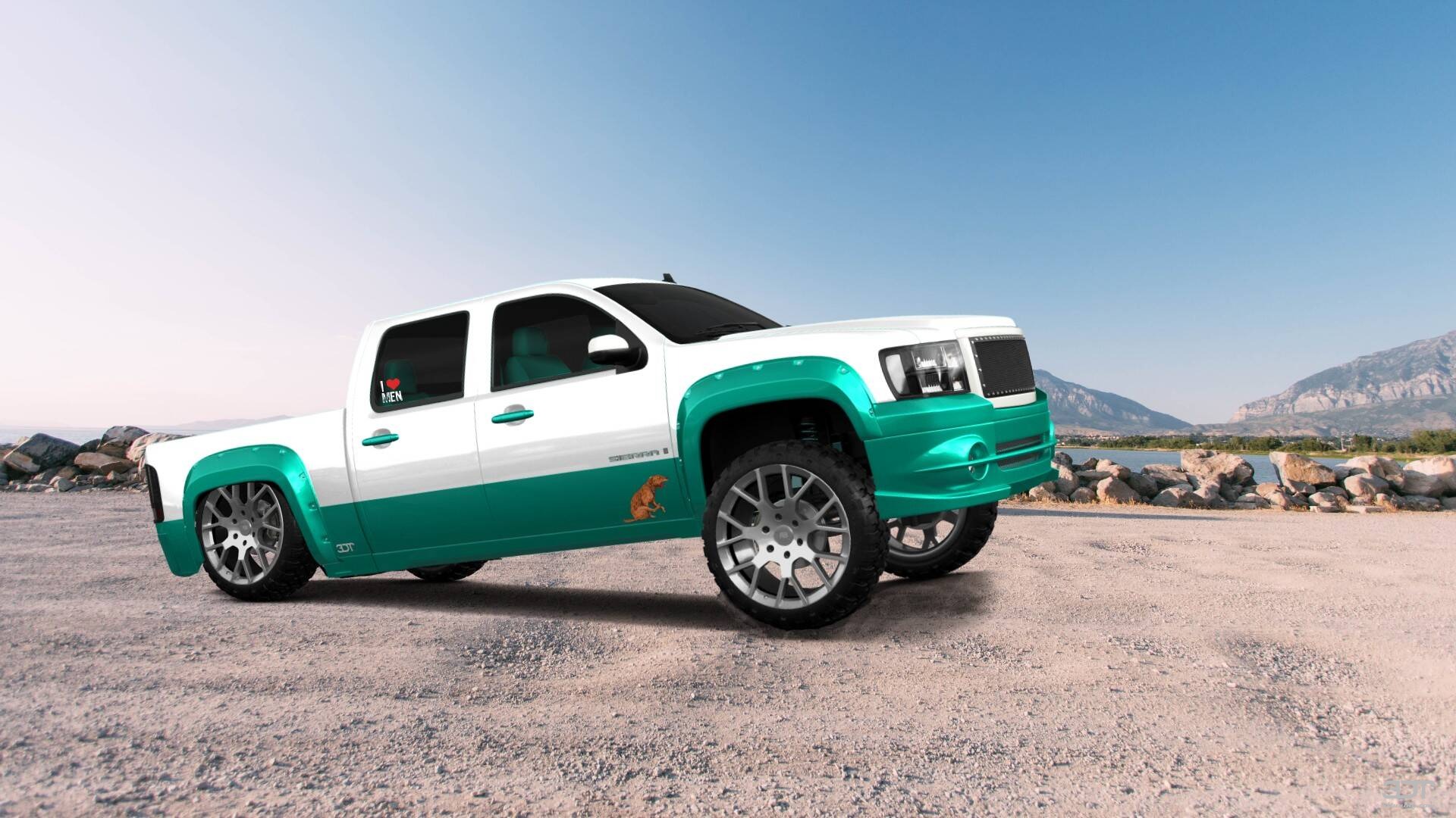 GMC Sierra 1500 Crew Cab 5.8 ft box 4 Door pickup truck 2007