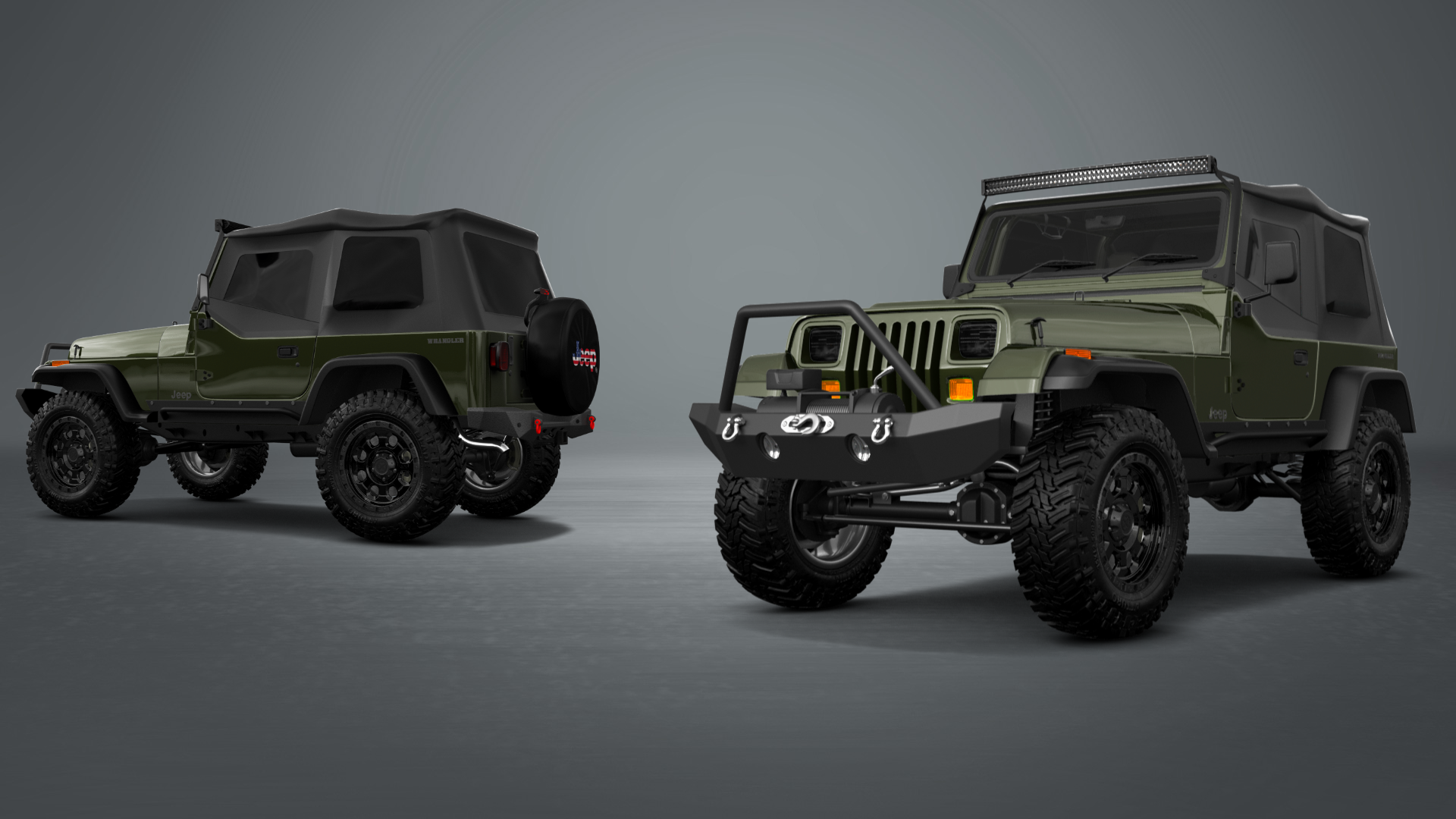 Jeep Wrangler YJ 2 Door SUV 1990 tuning