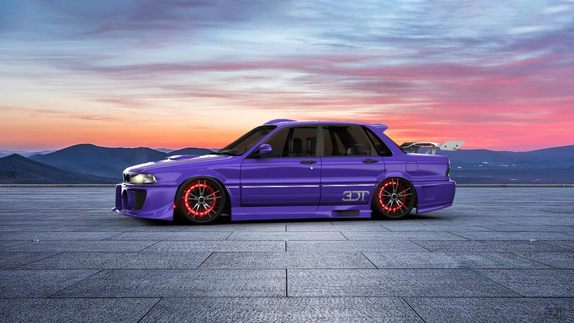 Mitsubishi Galant Sedan 1987 tuning