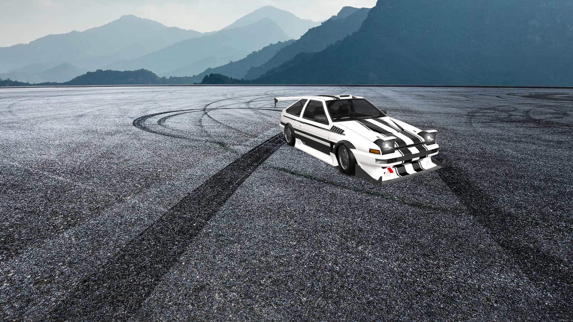 Toyota AE86 3 Door Hatchback 1985 tuning