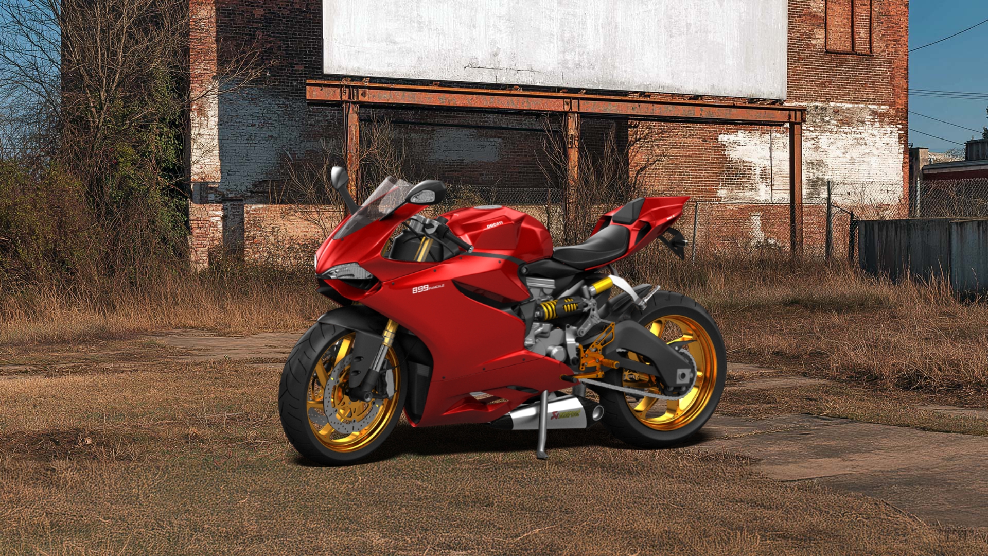 Ducati 899 Panigale Sport Bike 2015 tuning