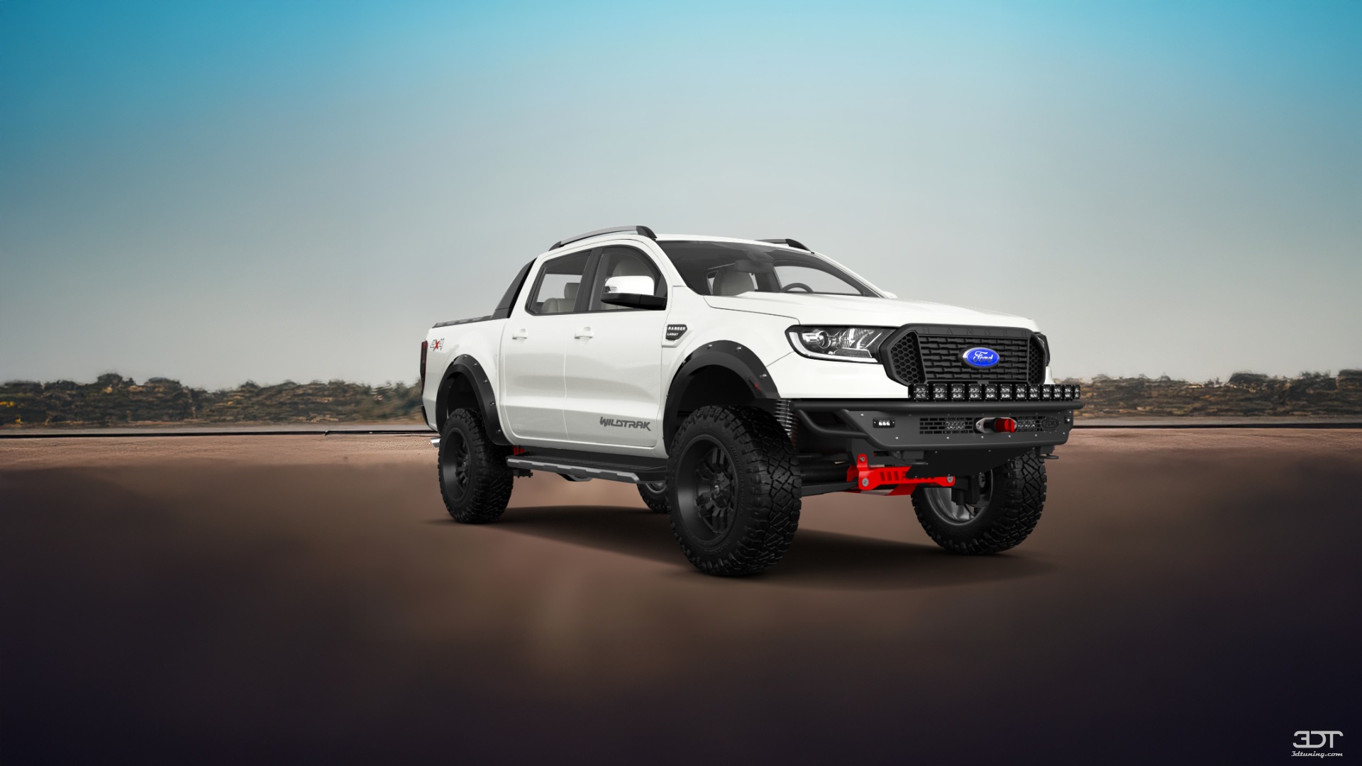 Ford Ranger 4 Door pickup truck 2019 tuning