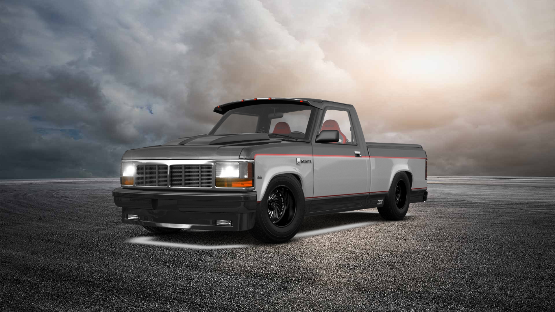 Dodge Dakota Regular Cab 2 Door pickup truck 1987 tuning