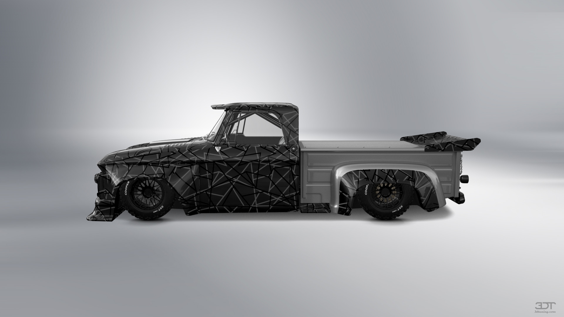 Dodge D-100 Stepside 2 Door pickup truck 1961 tuning