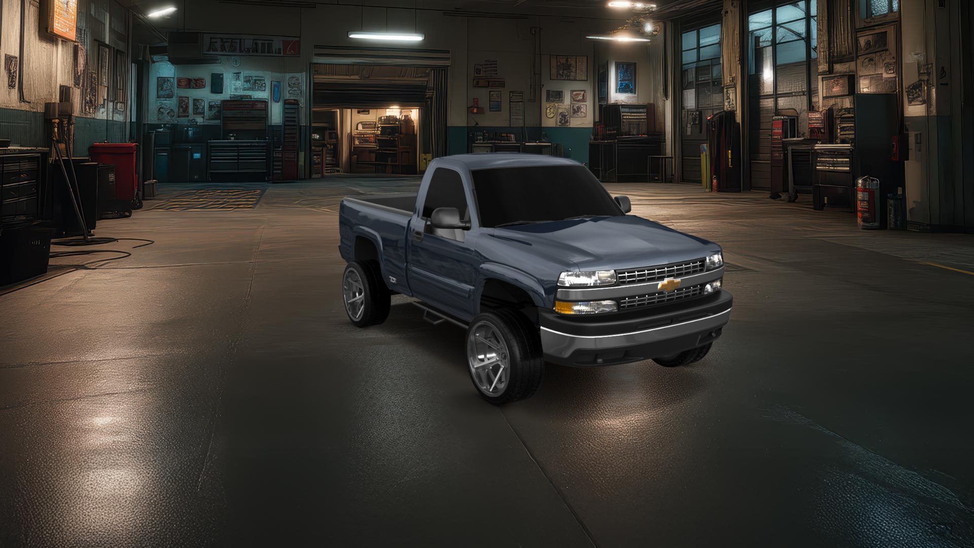 Chevrolet Silverado 1500 6.5 ft box 2 Door pickup truck 1999 tuning
