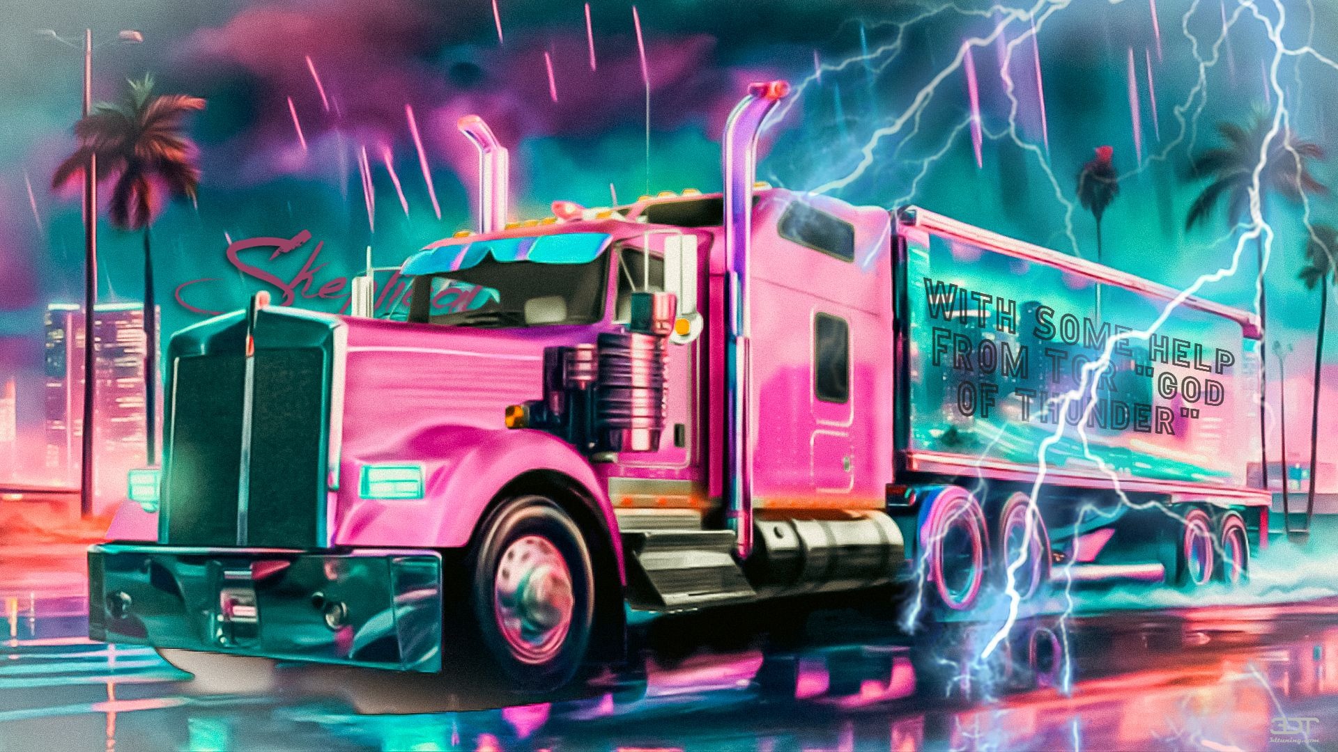 Kenworth W900 Sleeper Cab Truck 2015