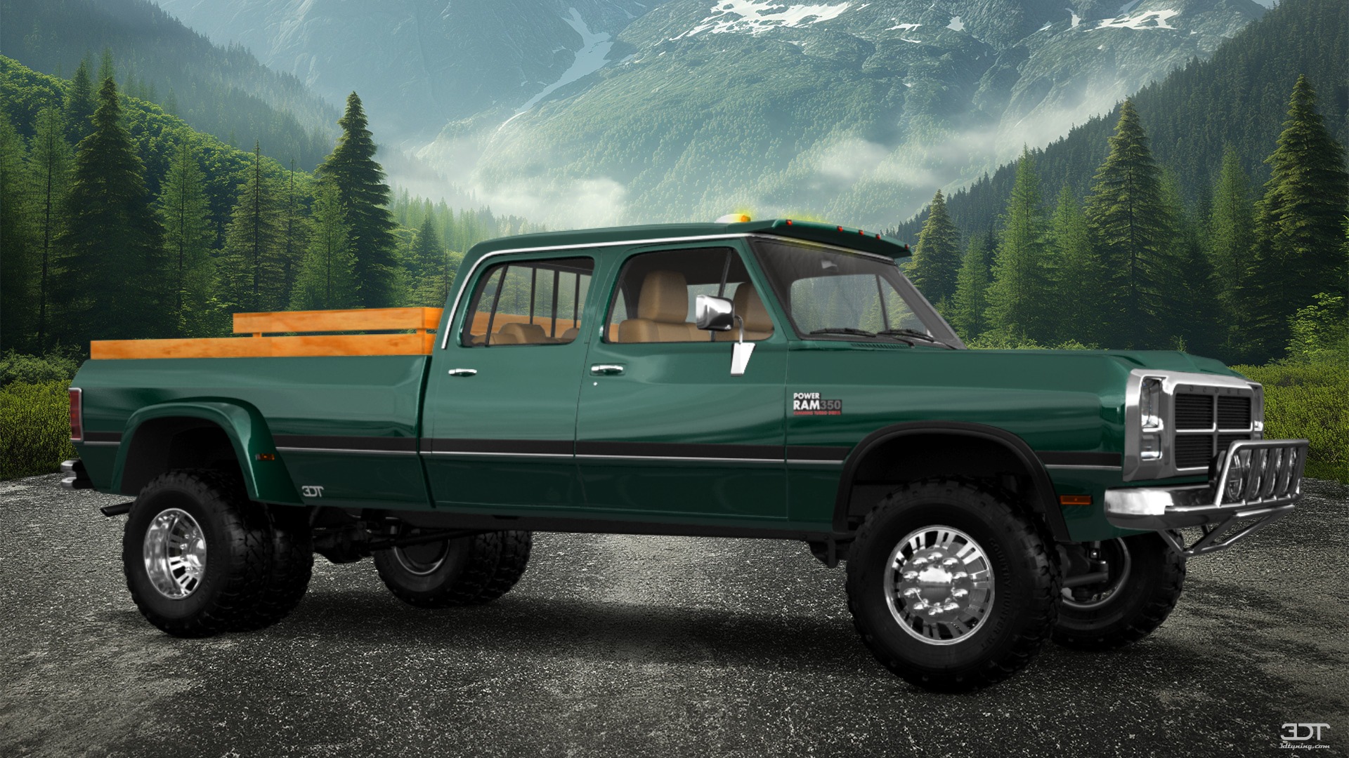 Dodge Ram 350 4 Door pickup truck 1991 tuning