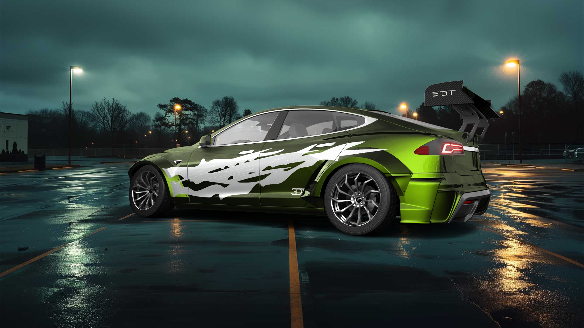 Tesla Model S 5 Door Liftback 2013 tuning