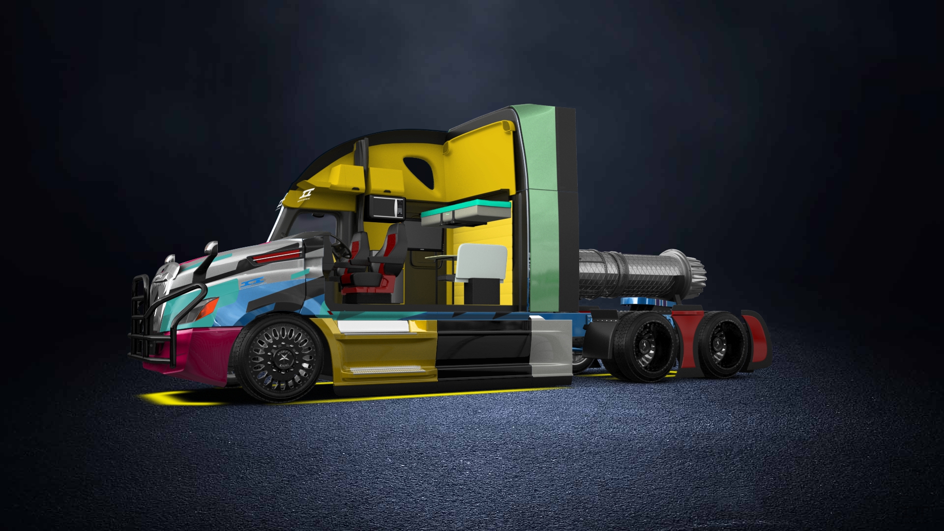 Freightliner Cascadia Sleeper Cab Truck 2018