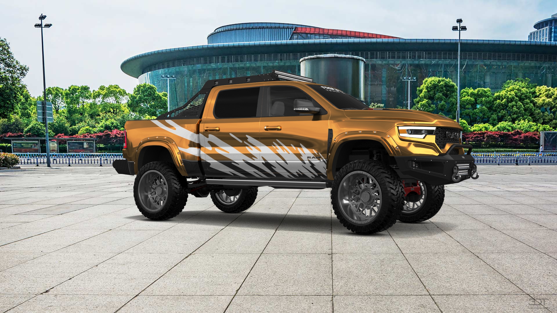 Dodge Ram 1500 TRX 4 Door pickup truck 2021 tuning