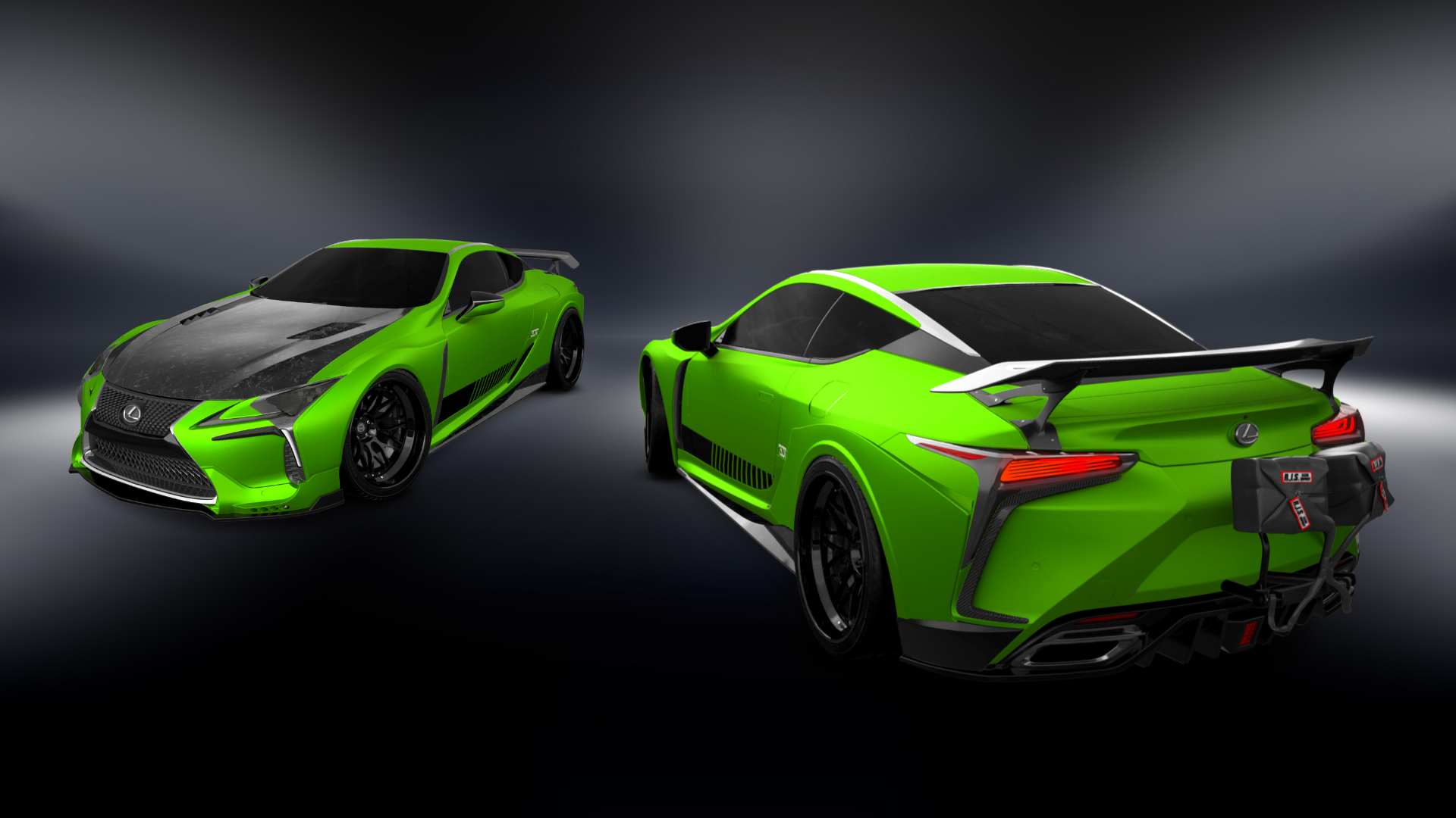 Lexus LC500 2 door fastback coupe 2017 tuning