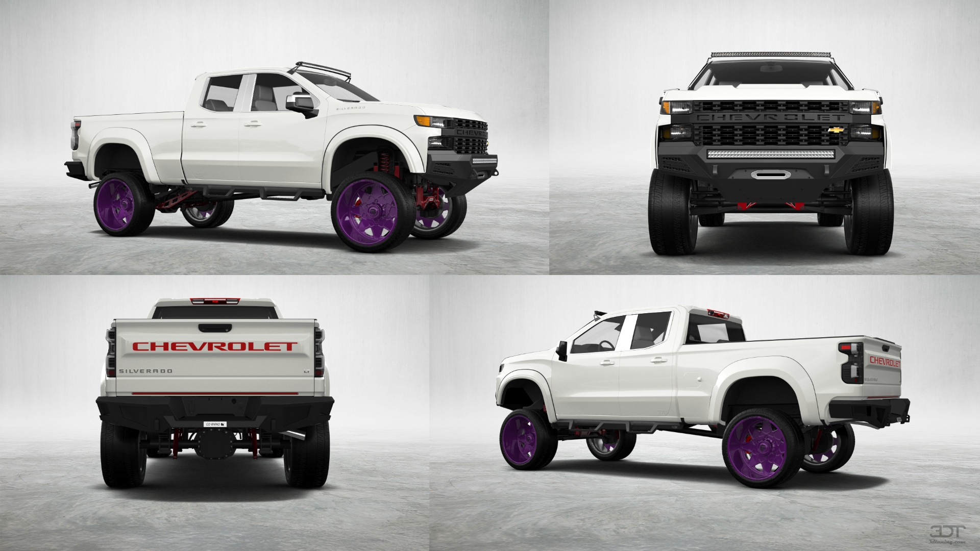Chevrolet Silverado 1500 6.6 ft box 4 Door pickup truck 2021 tuning