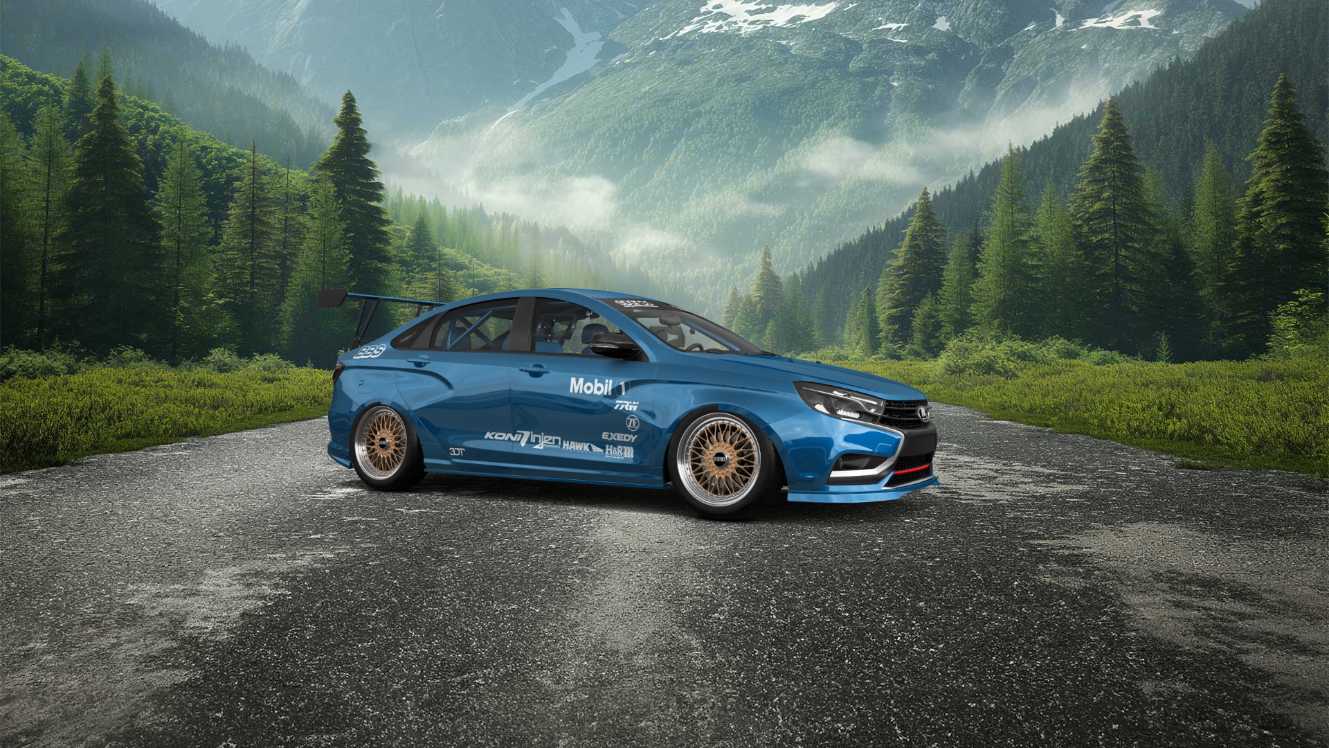 Lada Vesta 4 Door Saloon 2016 tuning