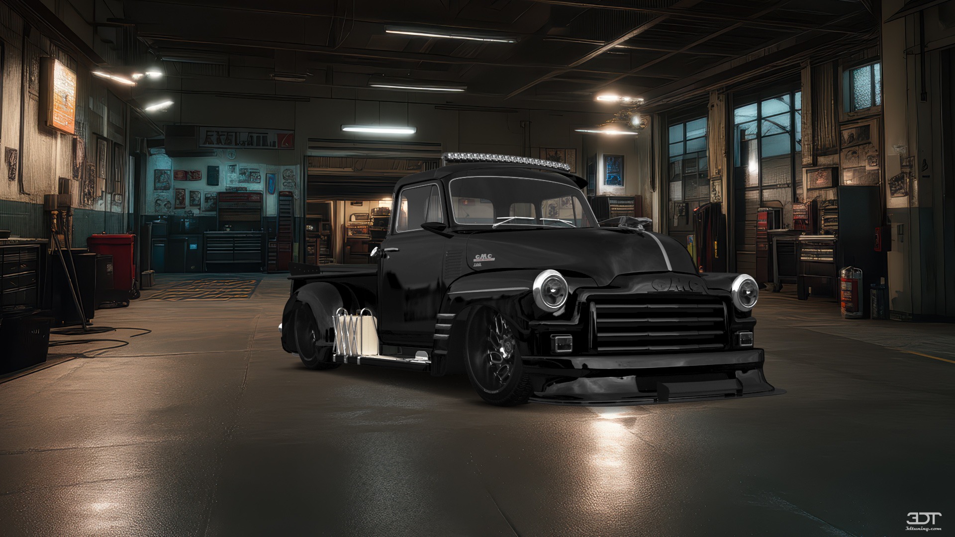 GMC 100 Stepside 2 Door pickup truck 1954 tuning
