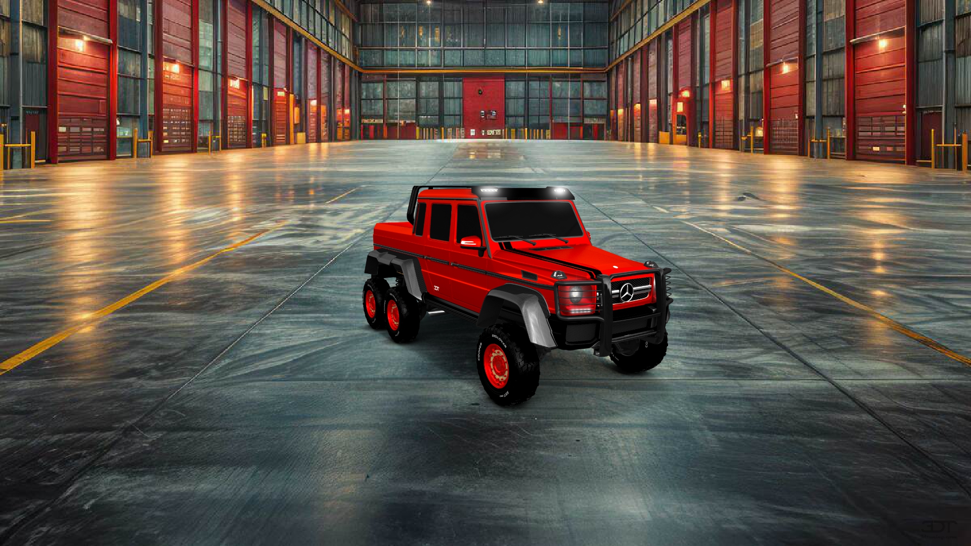 Mercedes G 63 AMG 6x6 4 Door pickup truck 2013 tuning