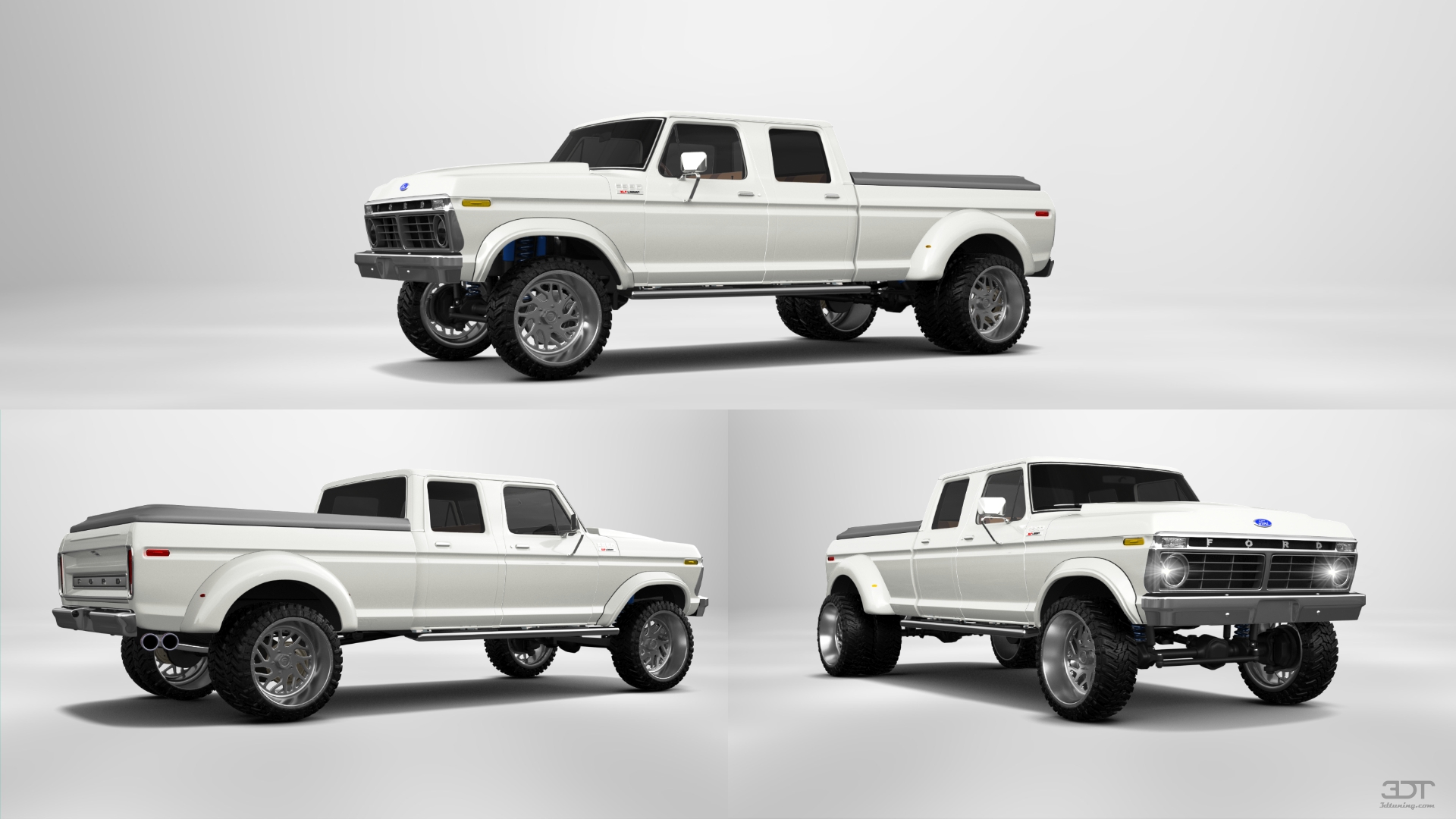 Ford F-350 Dually 4 Door pickup truck 1973