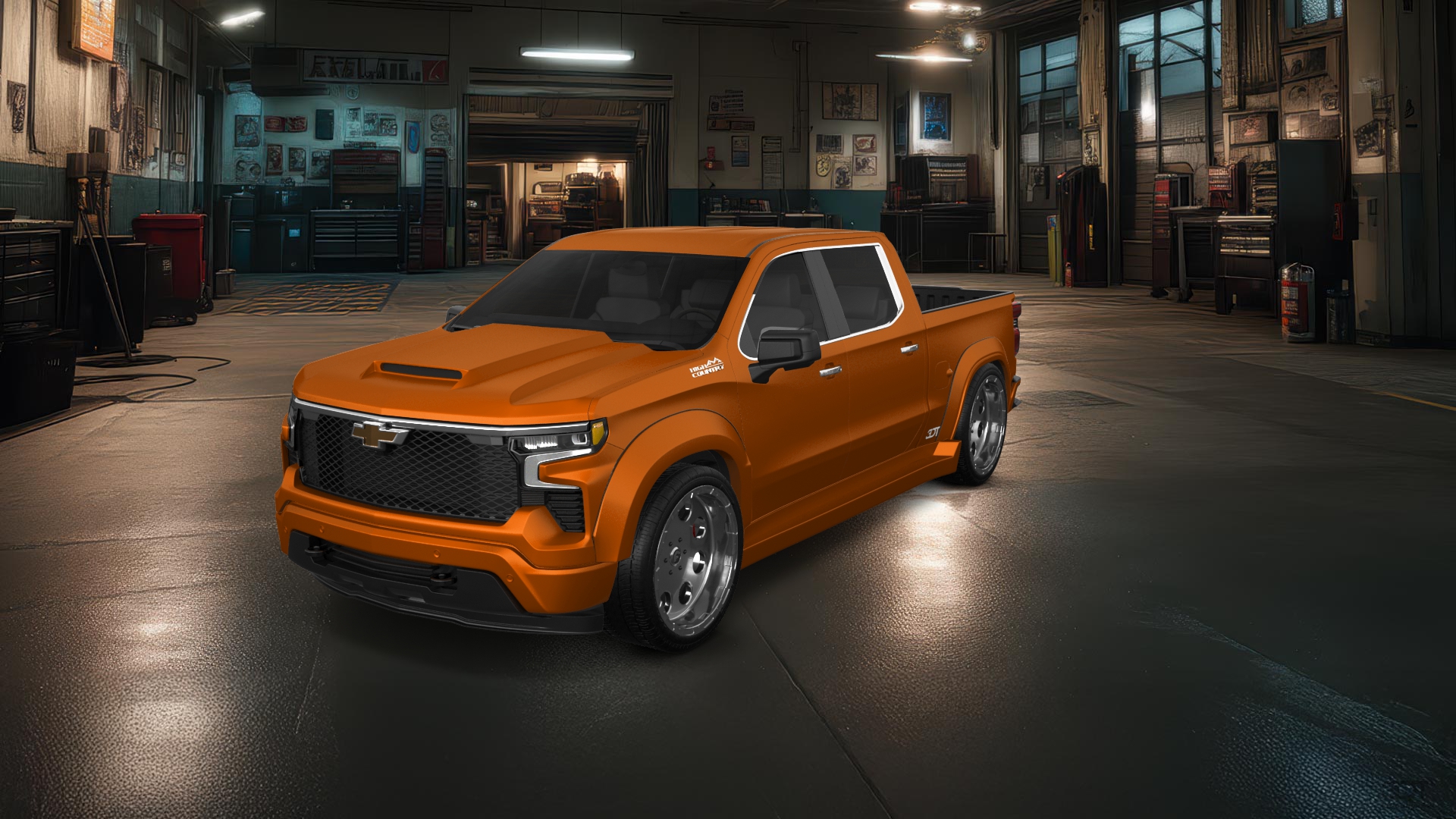 Chevrolet Silverado 1500 Crew Cab 5.8 ft box 4 Door pickup truck 2023 tuning