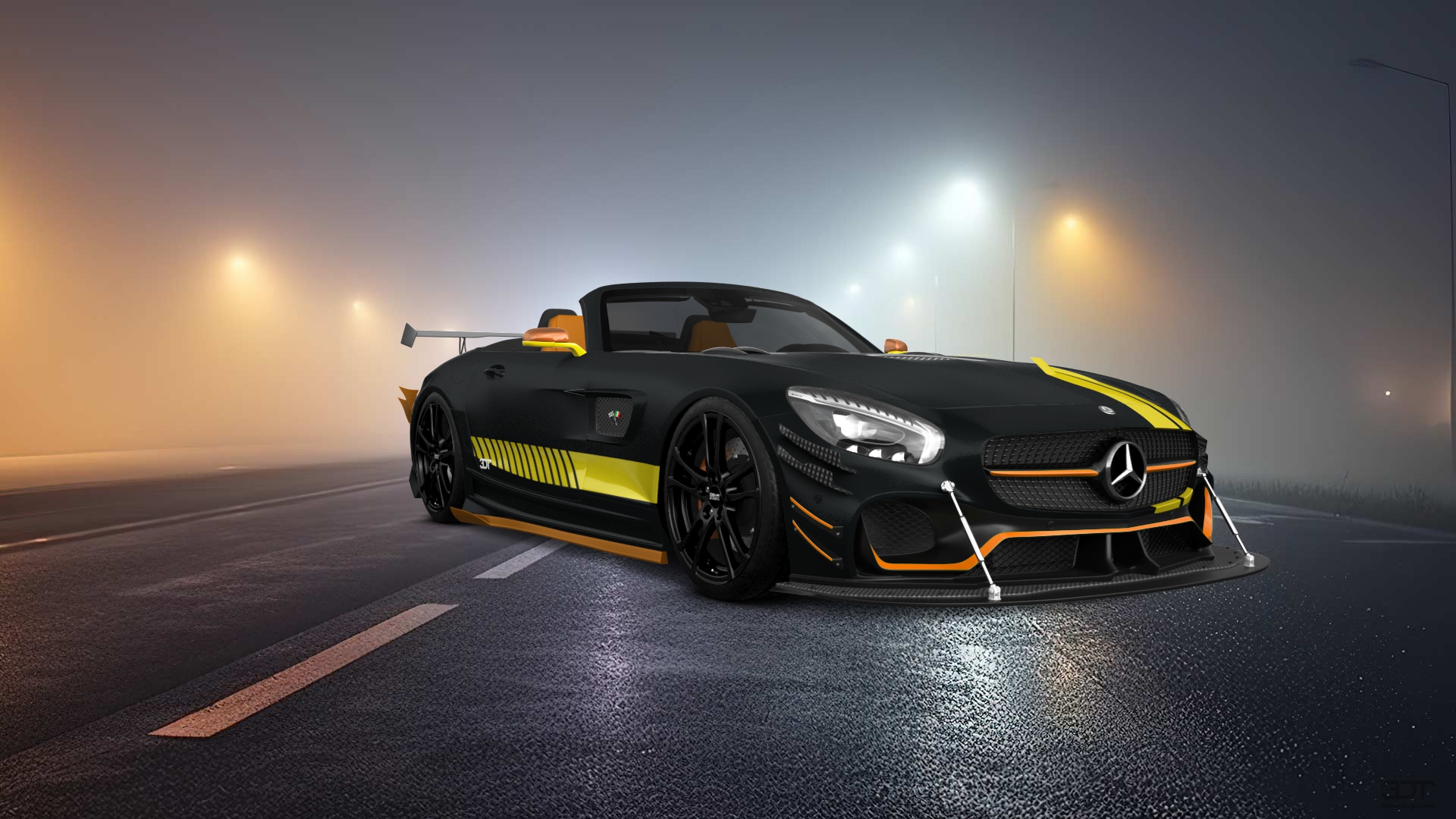 Mercedes AMG GT 2 Door Convertible 2016 tuning