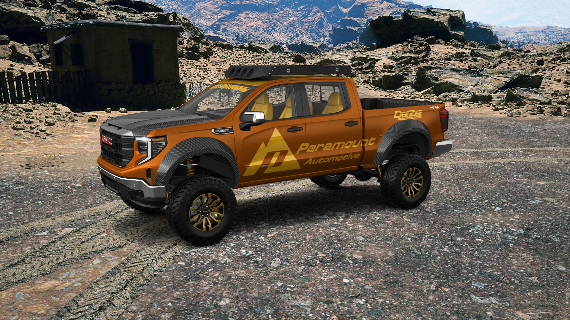 GMC Sierra 1500 Crew Cab 5.8 ft box 4 Door pickup truck 2023 tuning