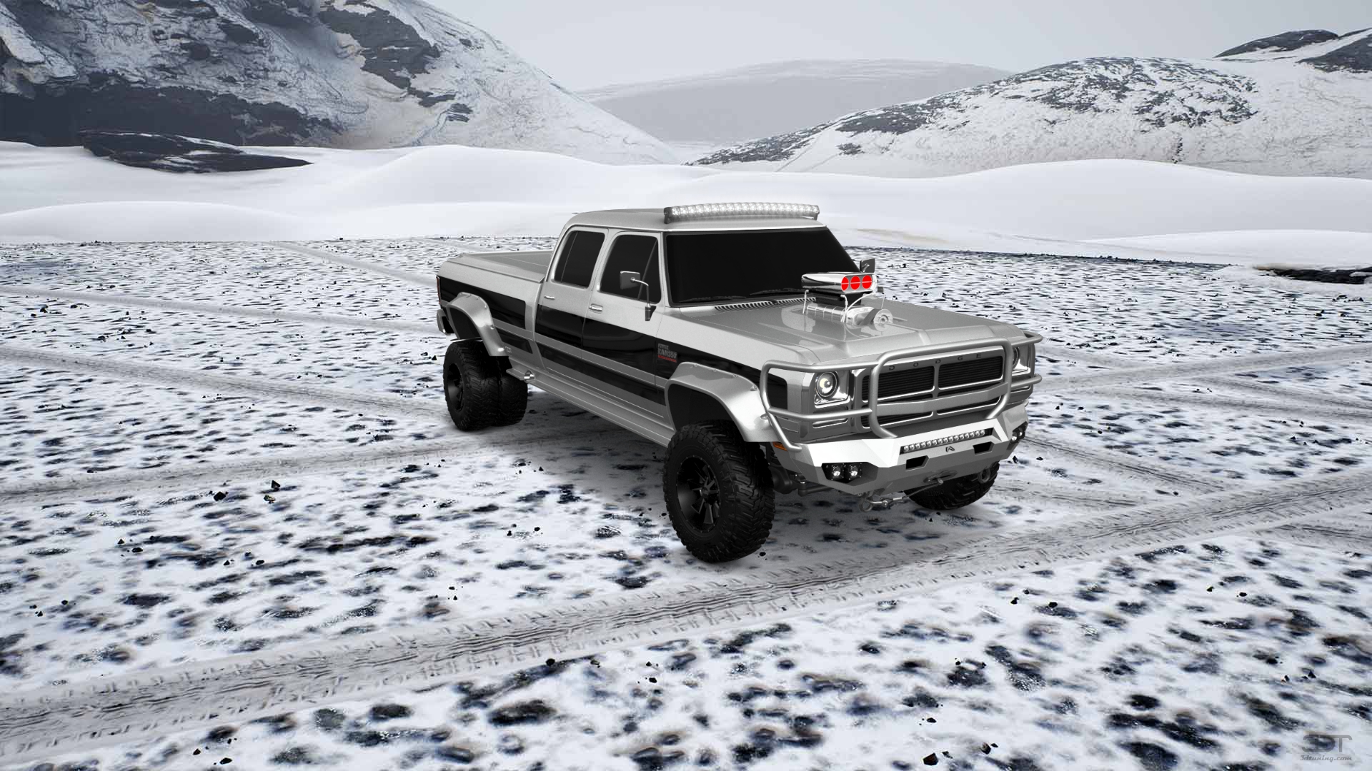 Dodge Ram 350 4 Door pickup truck 1991