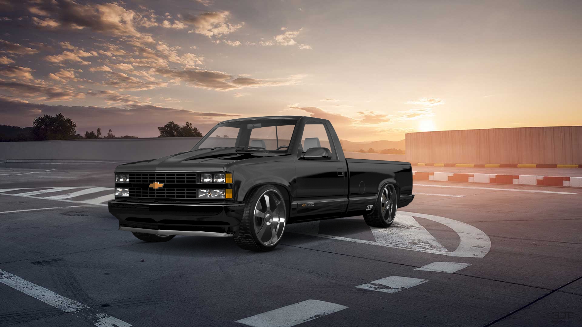 Chevrolet K1500 Regular Cab Fleetside Pickup 1988